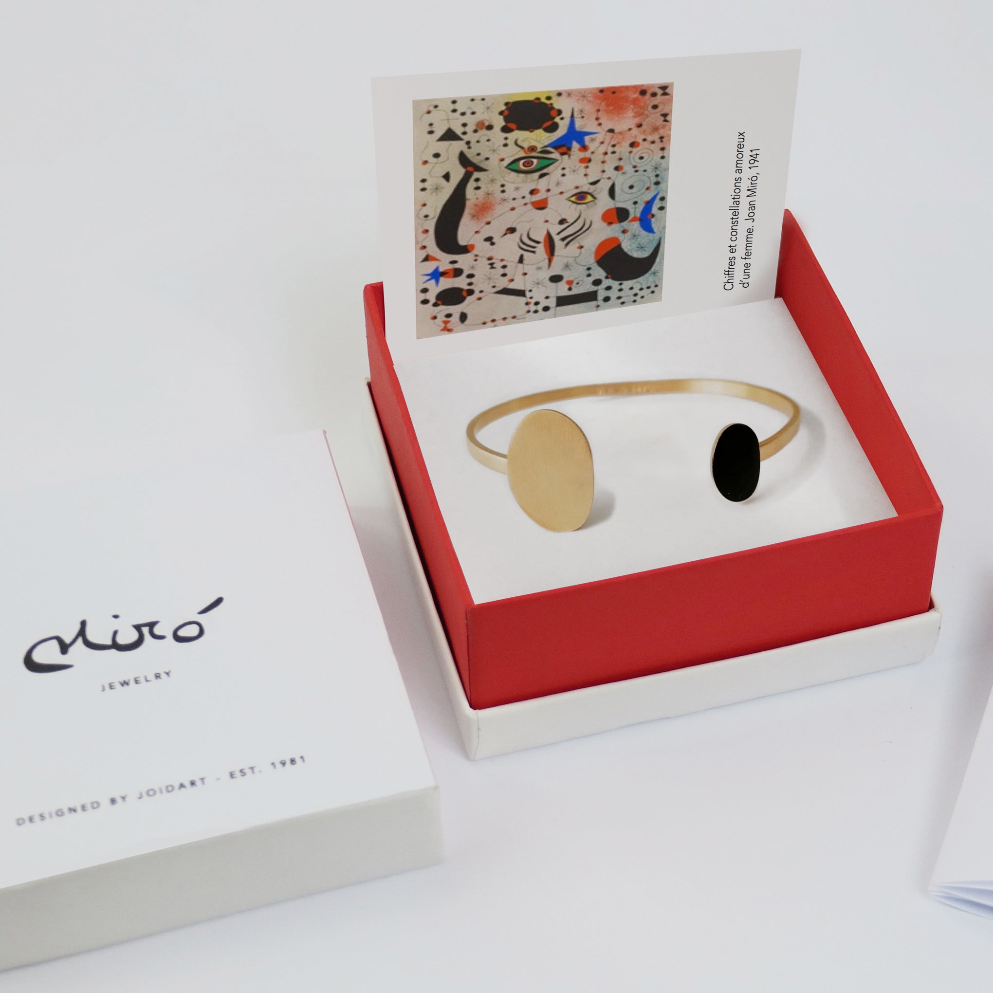 Joan Miró Gold-Plated Dots Cuff Bracelet - Image 4