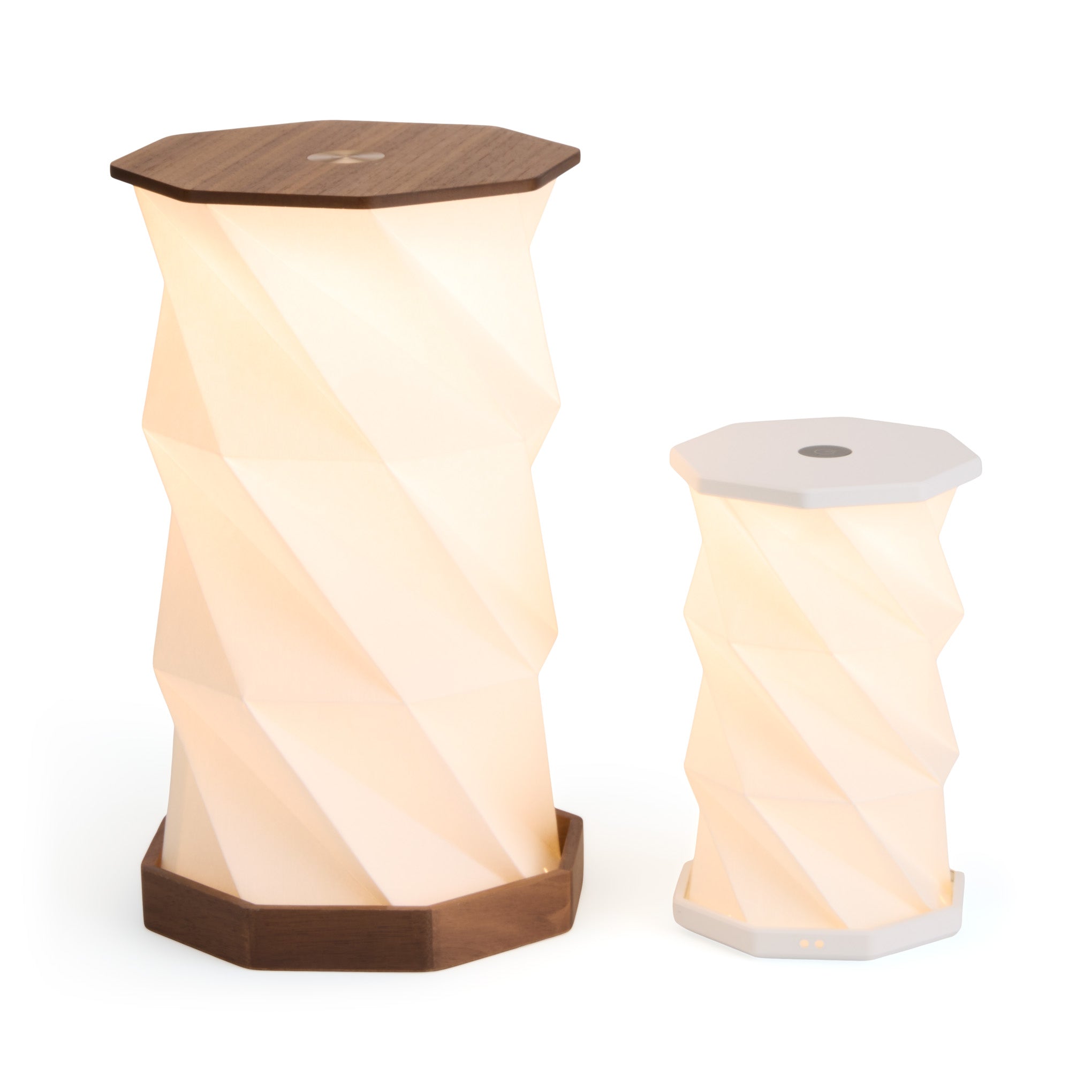 Twist Hexagon Portable Table Lamp - Lagoon Teal - Image 8