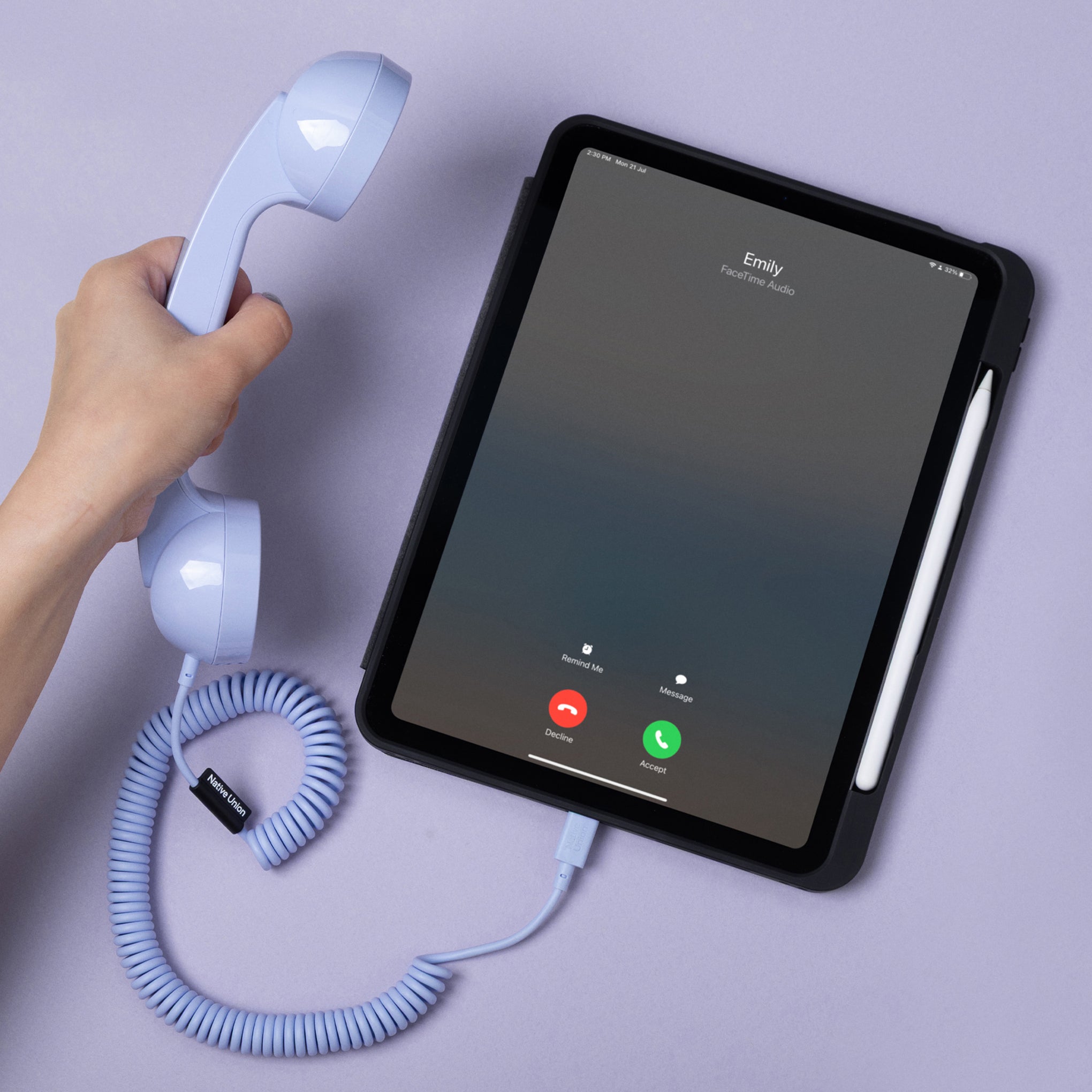 Native Union Retro Pop Phone for Smartphone - Azur - Image 2