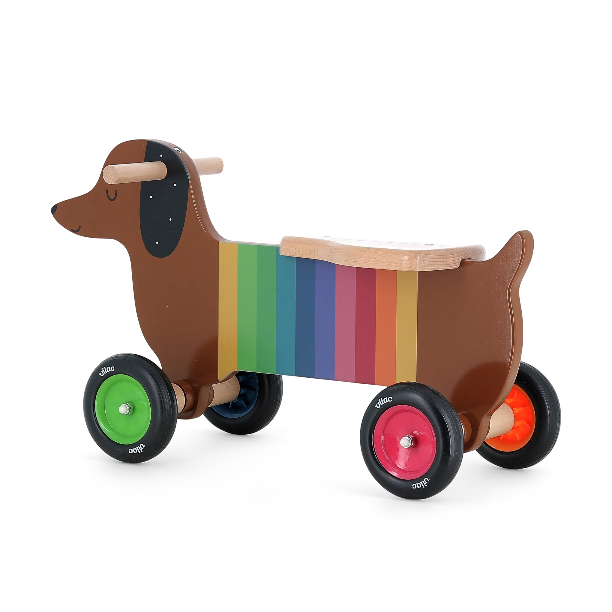 Vilac Dachshund Hot Dog Rider Toy - Image 4
