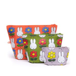 Miffy Baggu Recycled Nylon Go Pouches - Set of 3