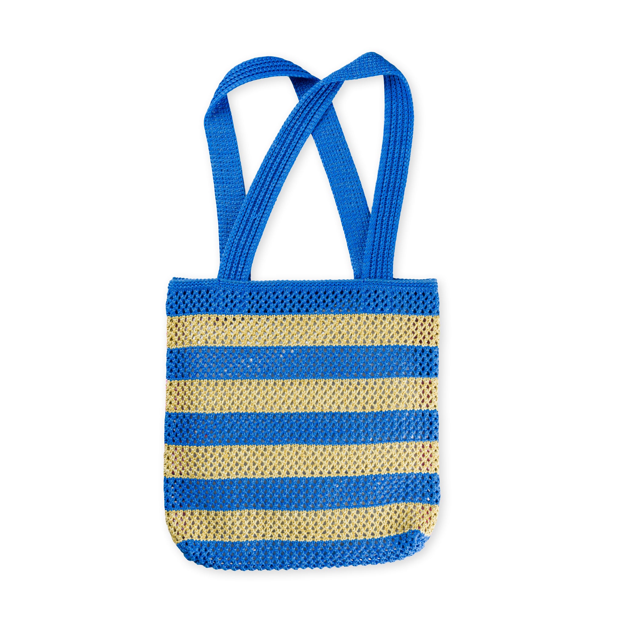 Verloop Striped Raffia Tote Bag