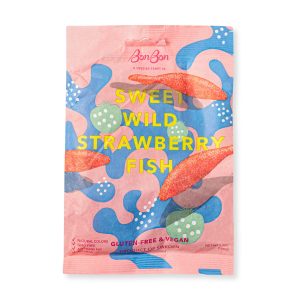 Gummy Fish Candy - Sweet Wild Strawberry