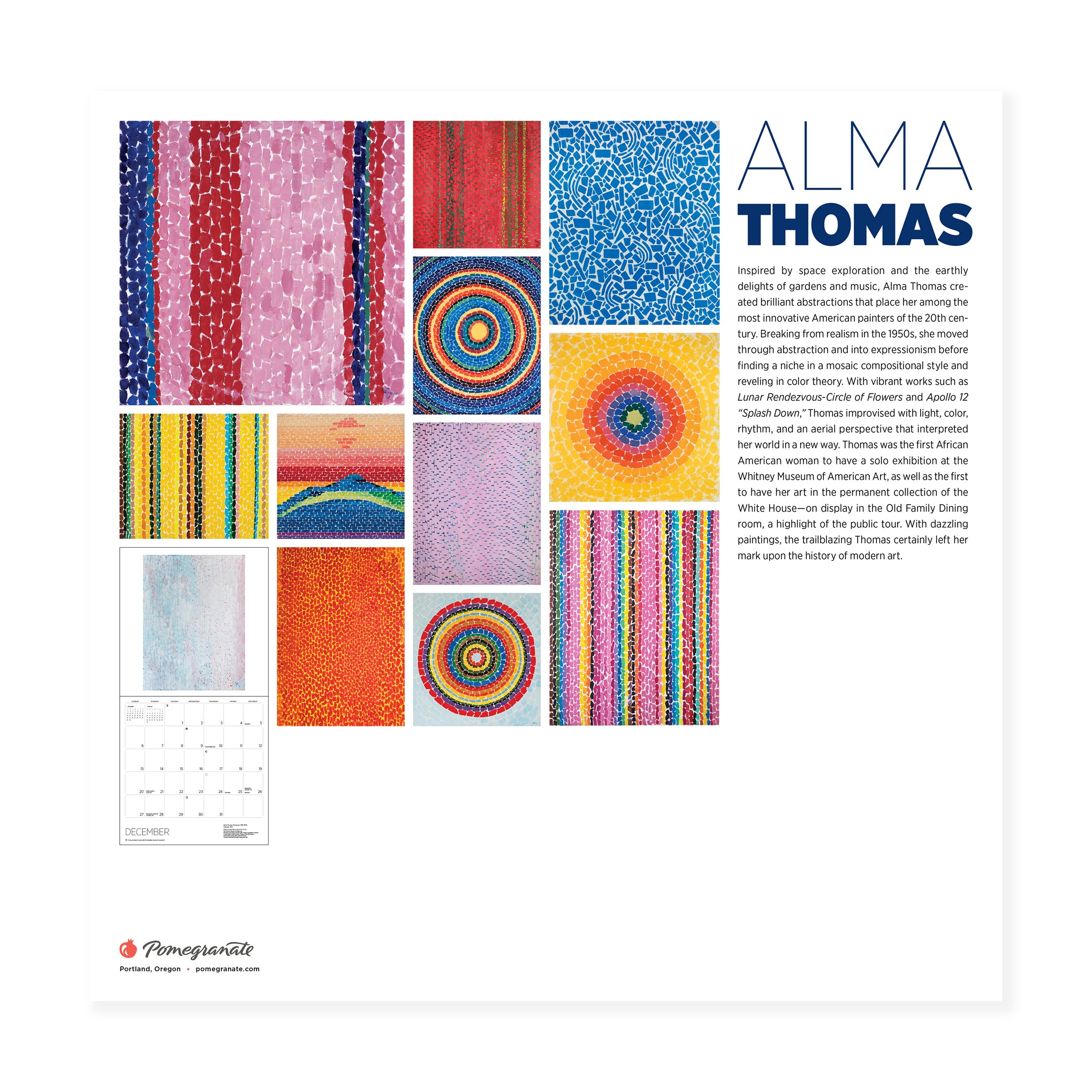 2026 Alma Thomas Wall Calendar - Image 7