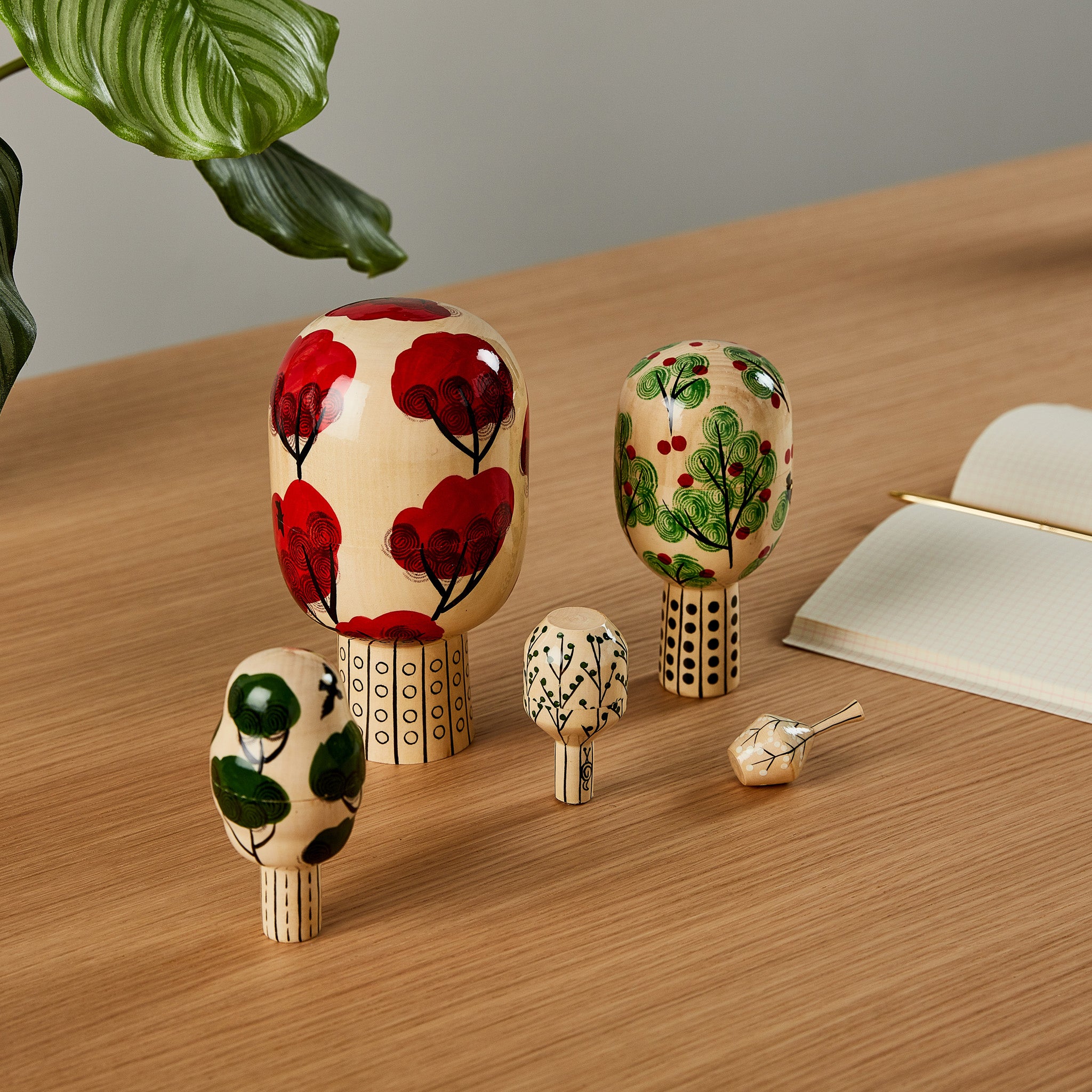 Tree of Seasons Matryoshka Nesting Doll - Image 2