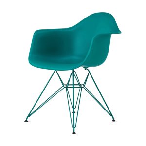 Herman Miller x HAY Eames Molded Recycled Plastic Armchair - Mint Green