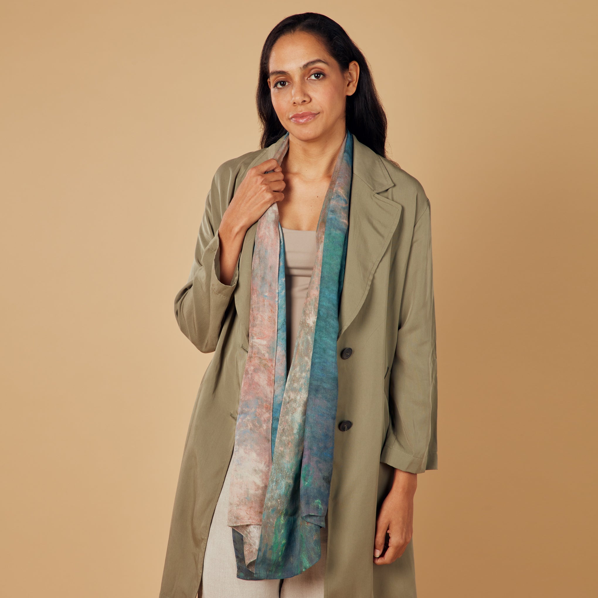 Claude Monet Water Lilies Scarf - Image 6