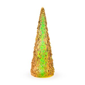 Shimmering LED Holiday Tree - Ice Flowers