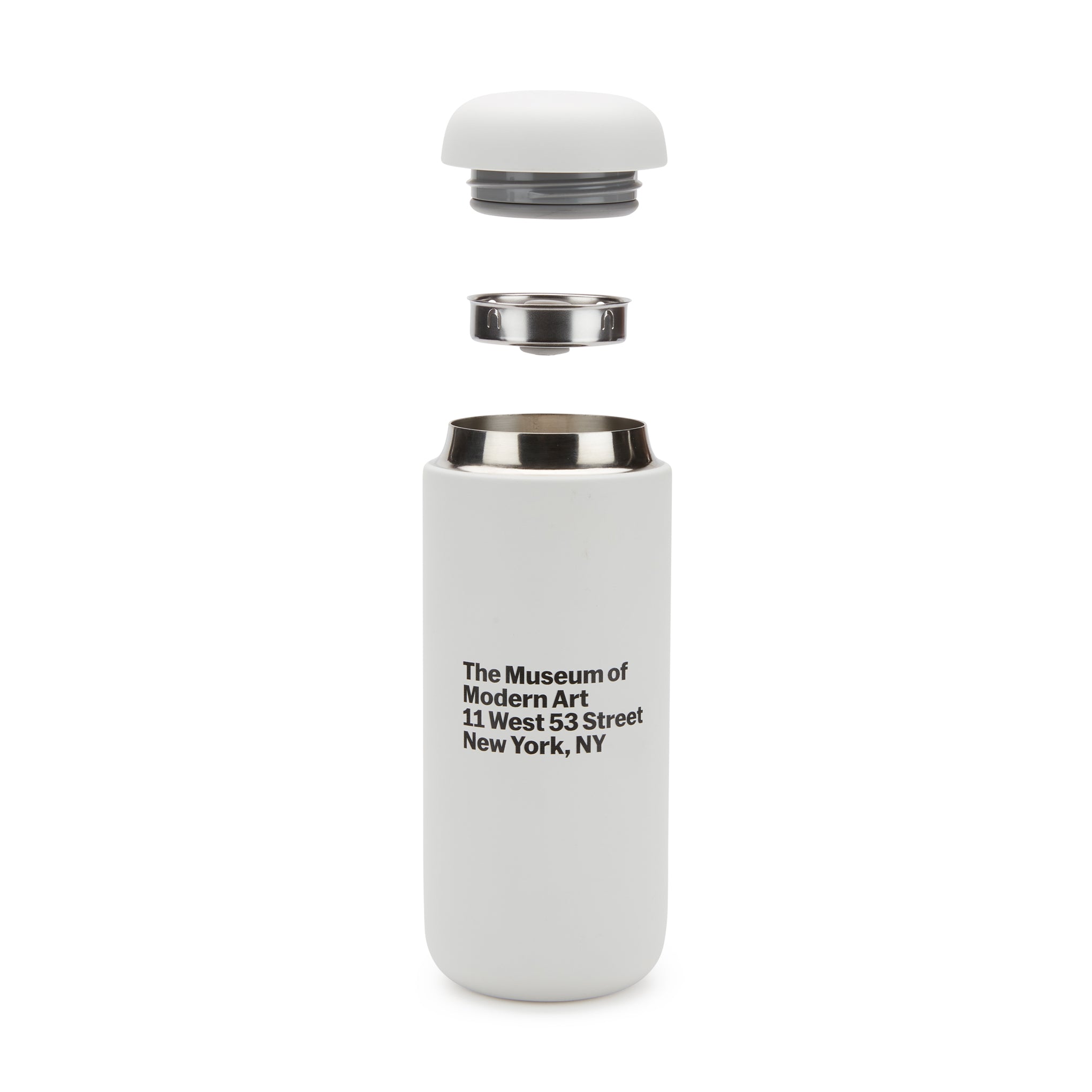 MoMA Address Insulated Travel Mug - White - Image 4