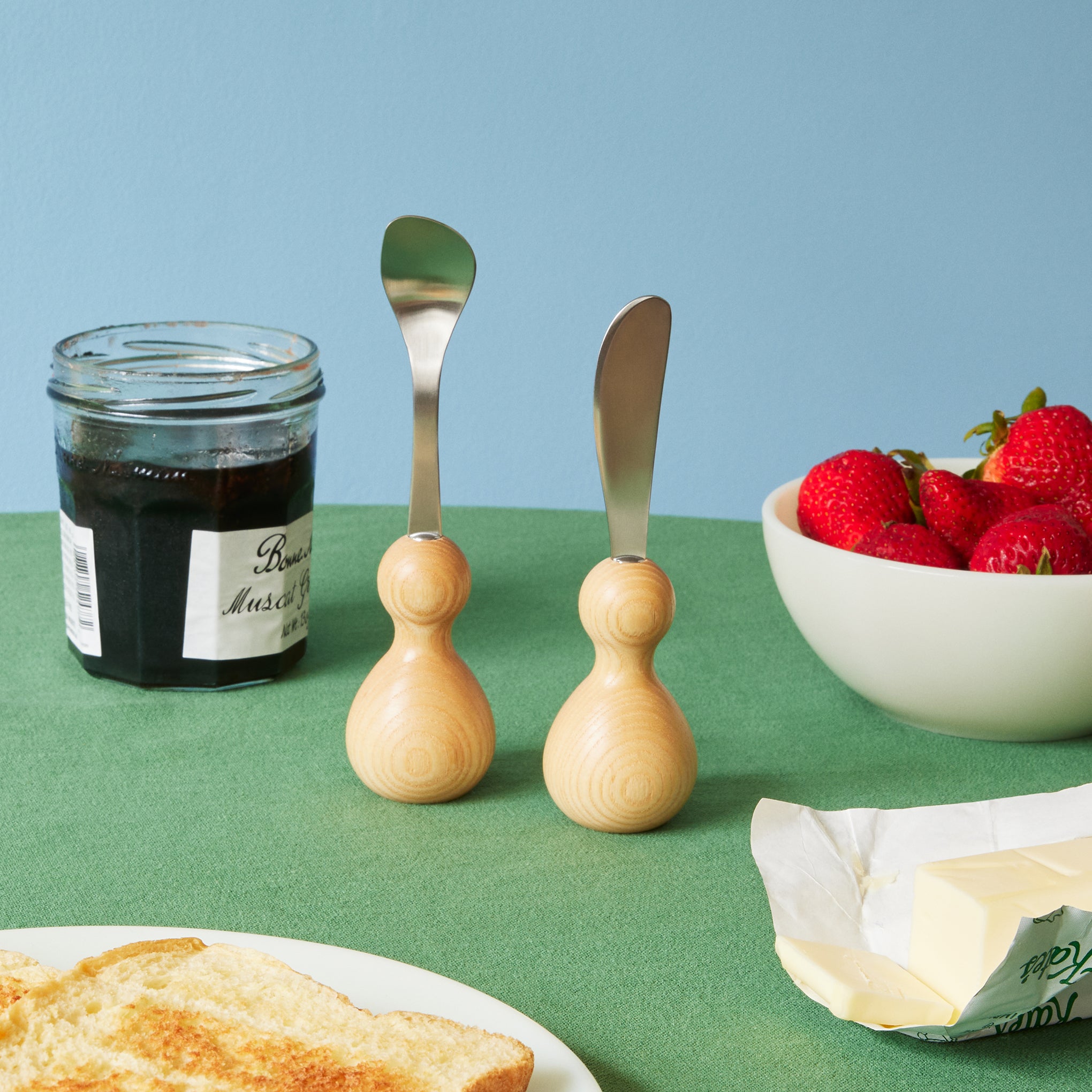 Standing Wood Utensil - Jam Spoon - Image 2