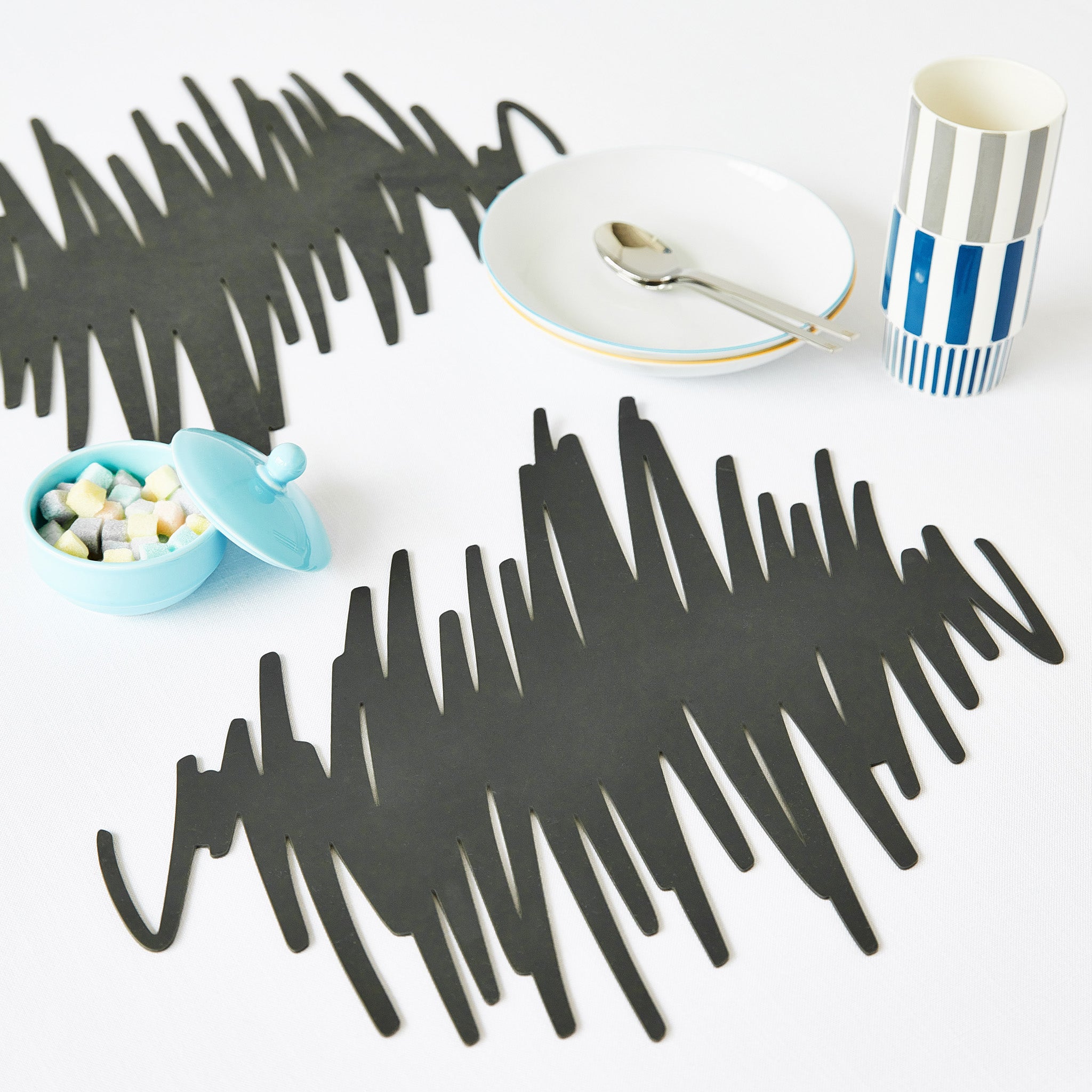 Doodle Placemat - Black Doodle - Image 5