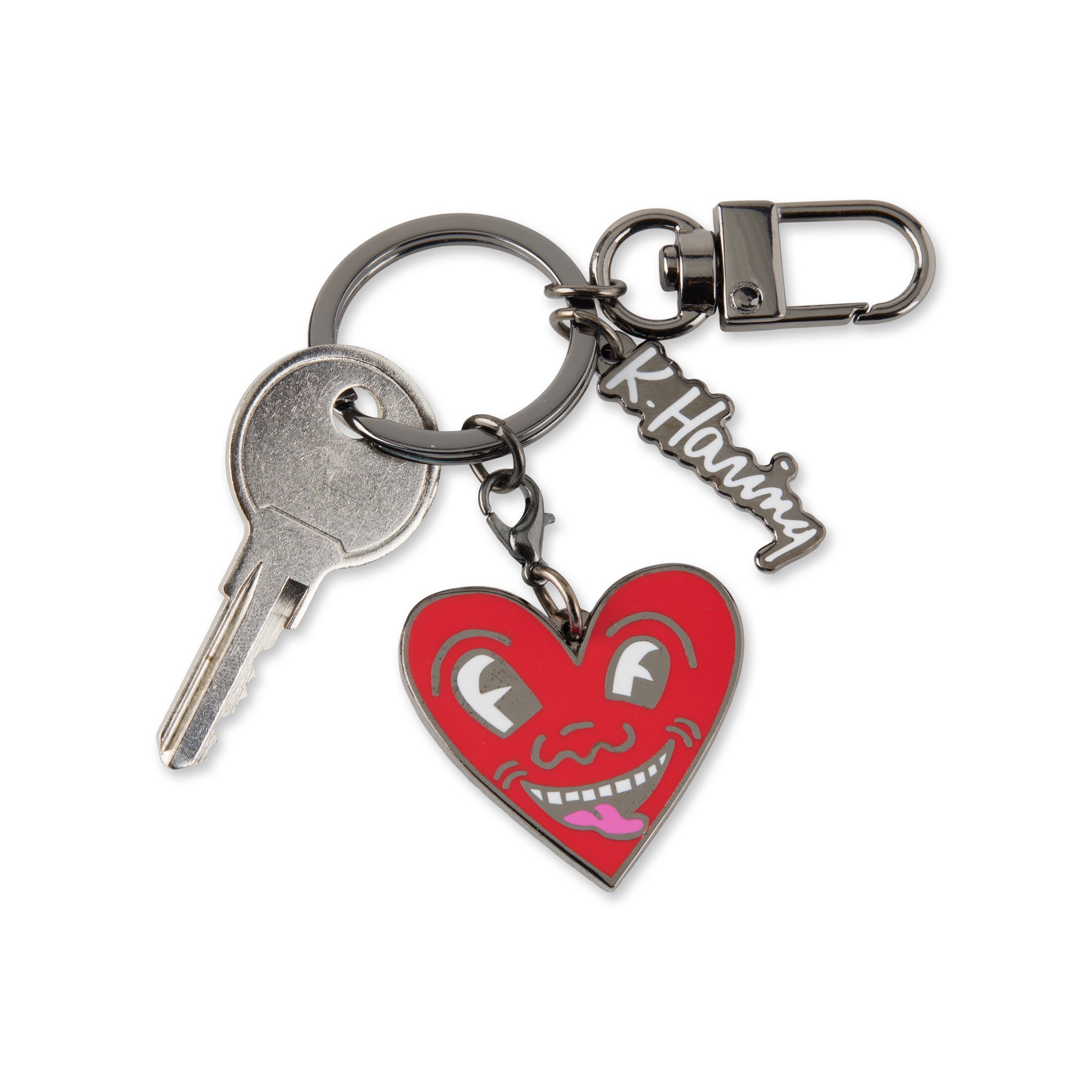 Keith Haring Keyring - Heart - Image 3