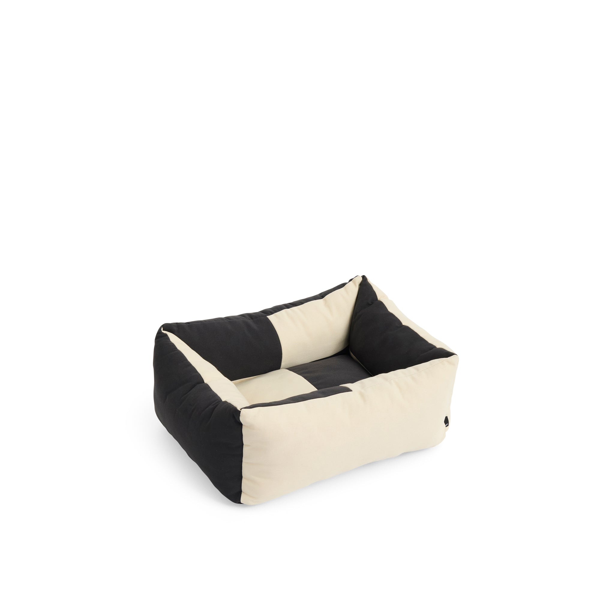 HAY Dog Bed in Recycled Polyester - Black/ White