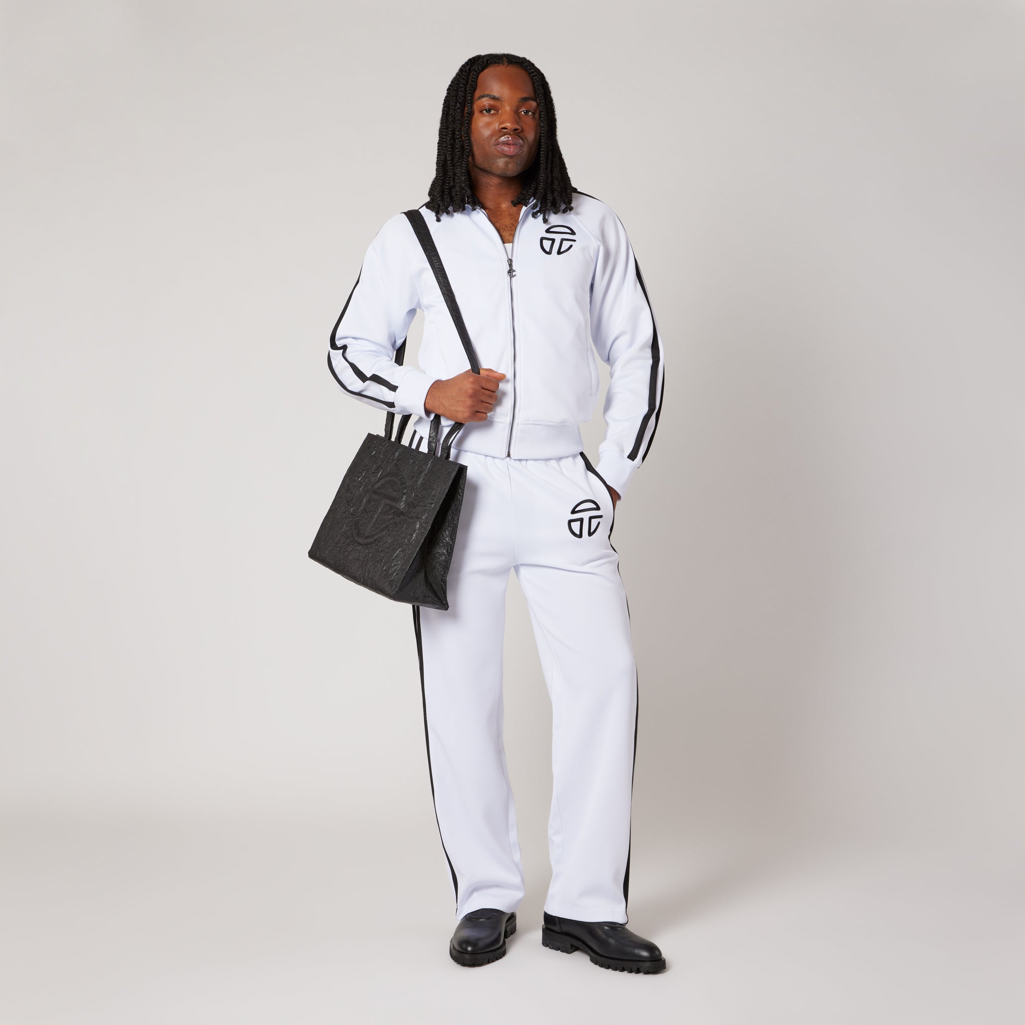 Telfar Tyvek Shopping Bag - Black - Image 5