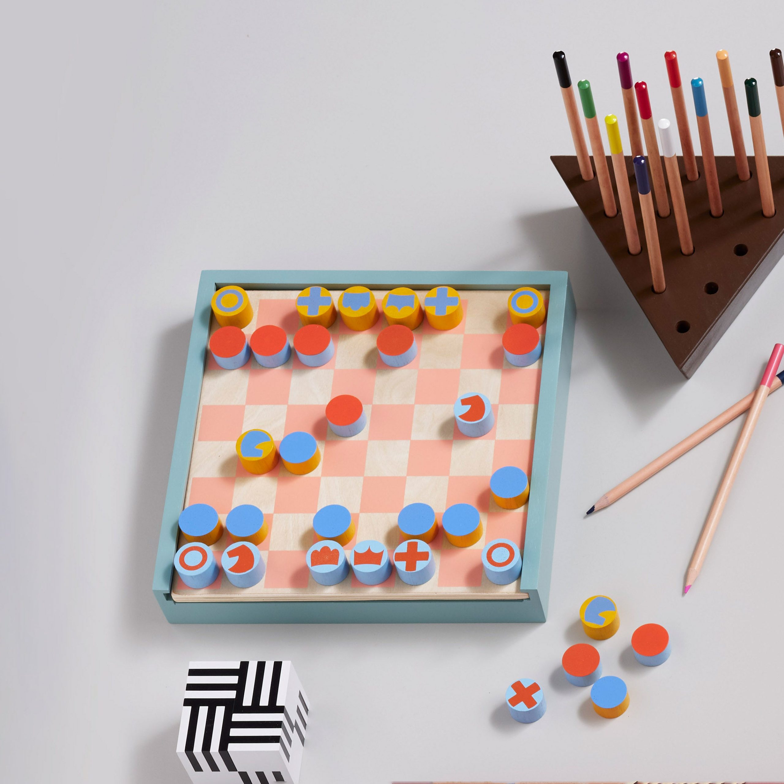 2-in-1 Chess & Checkers Set - Image 2