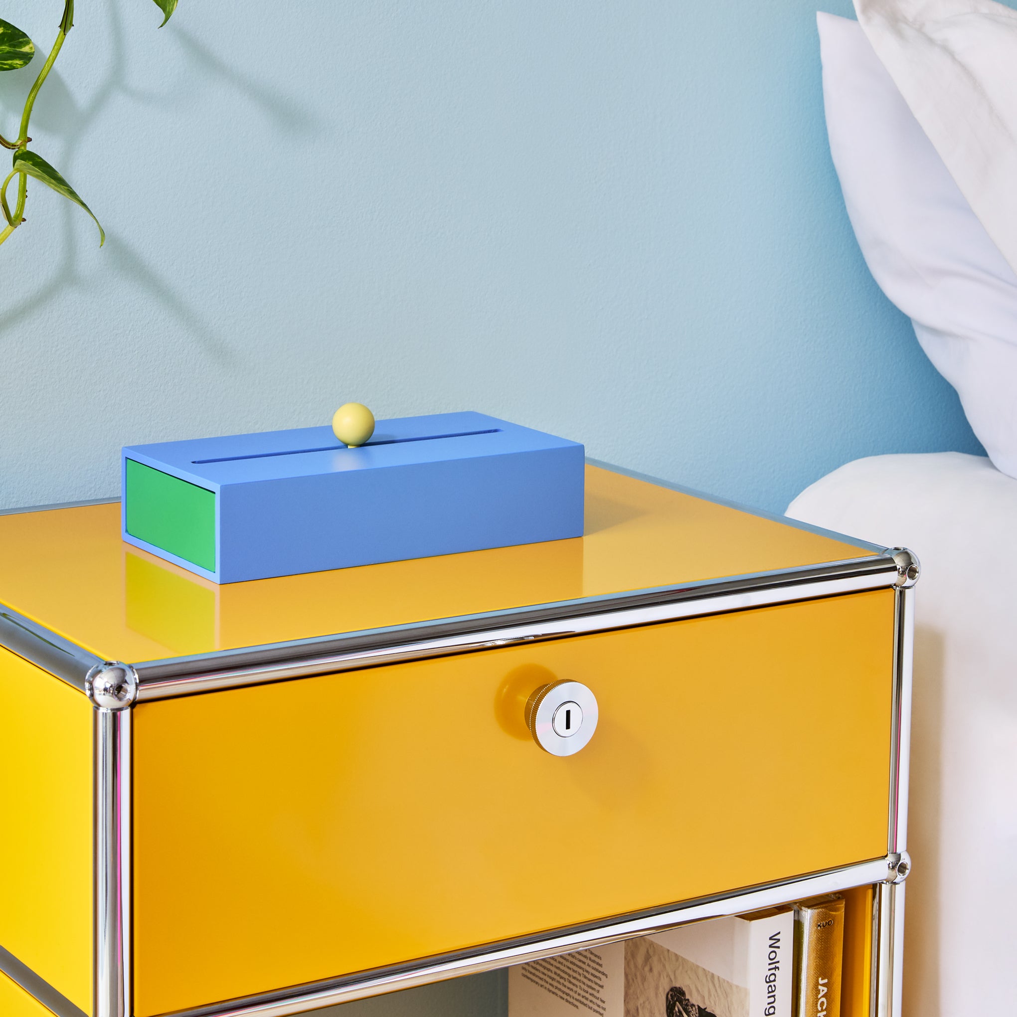 Areaware Colorblock Cache Box - Blue - Image 6