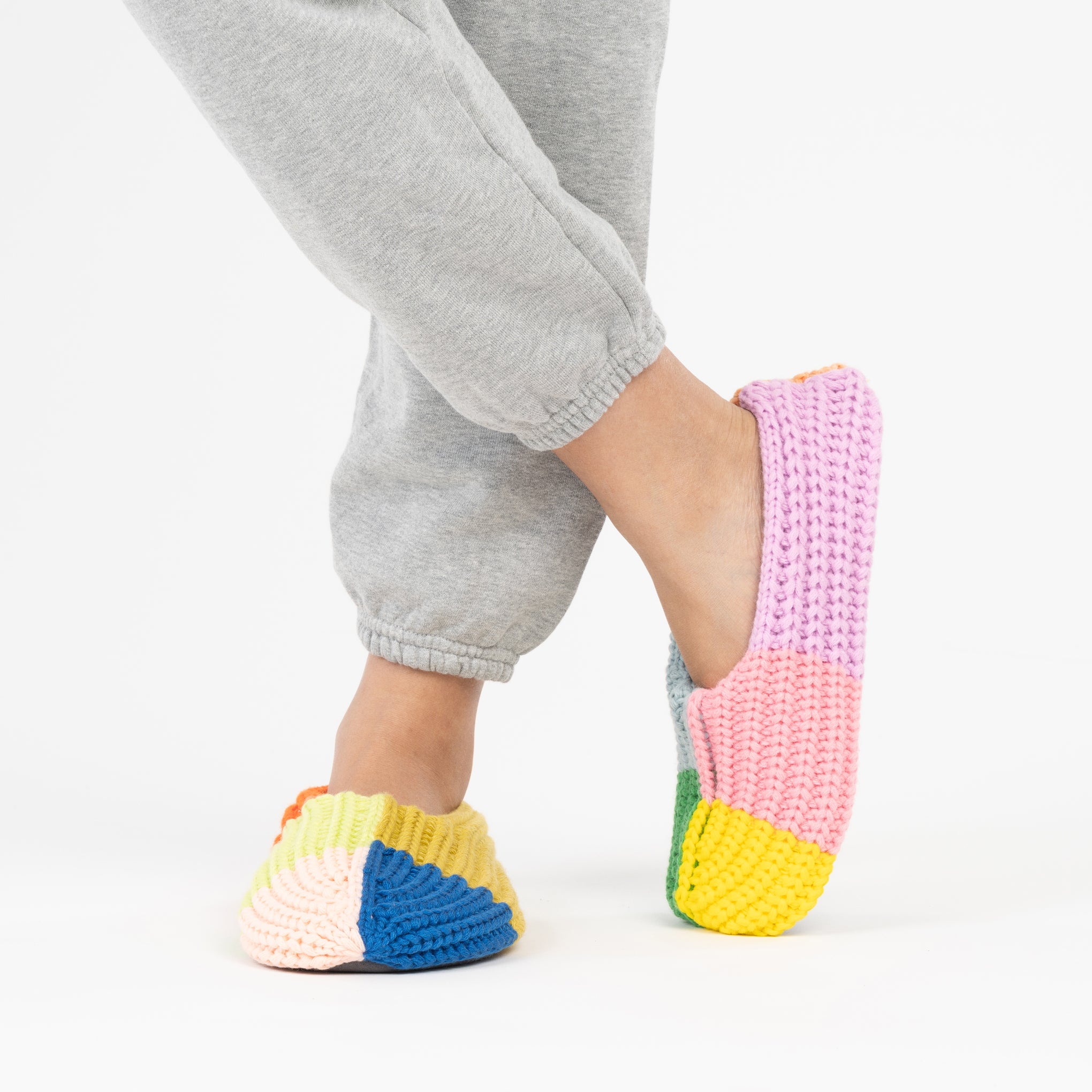 Verloop Mismatch Knit Slippers - Image 4