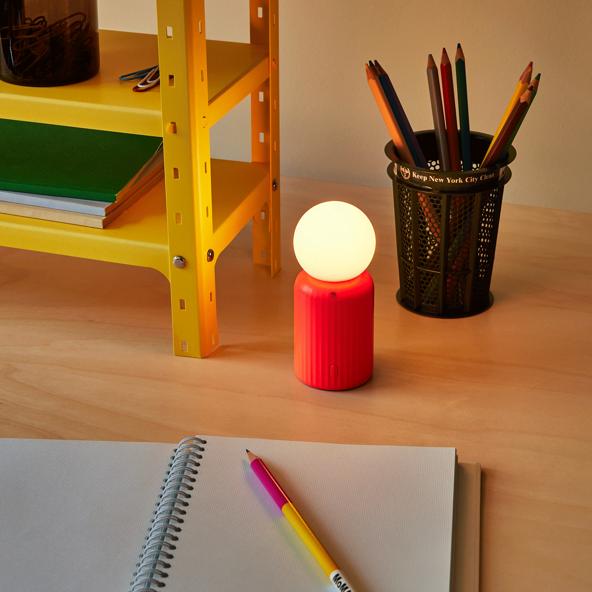 Skittle Portable Lamp - Coral - Image 3