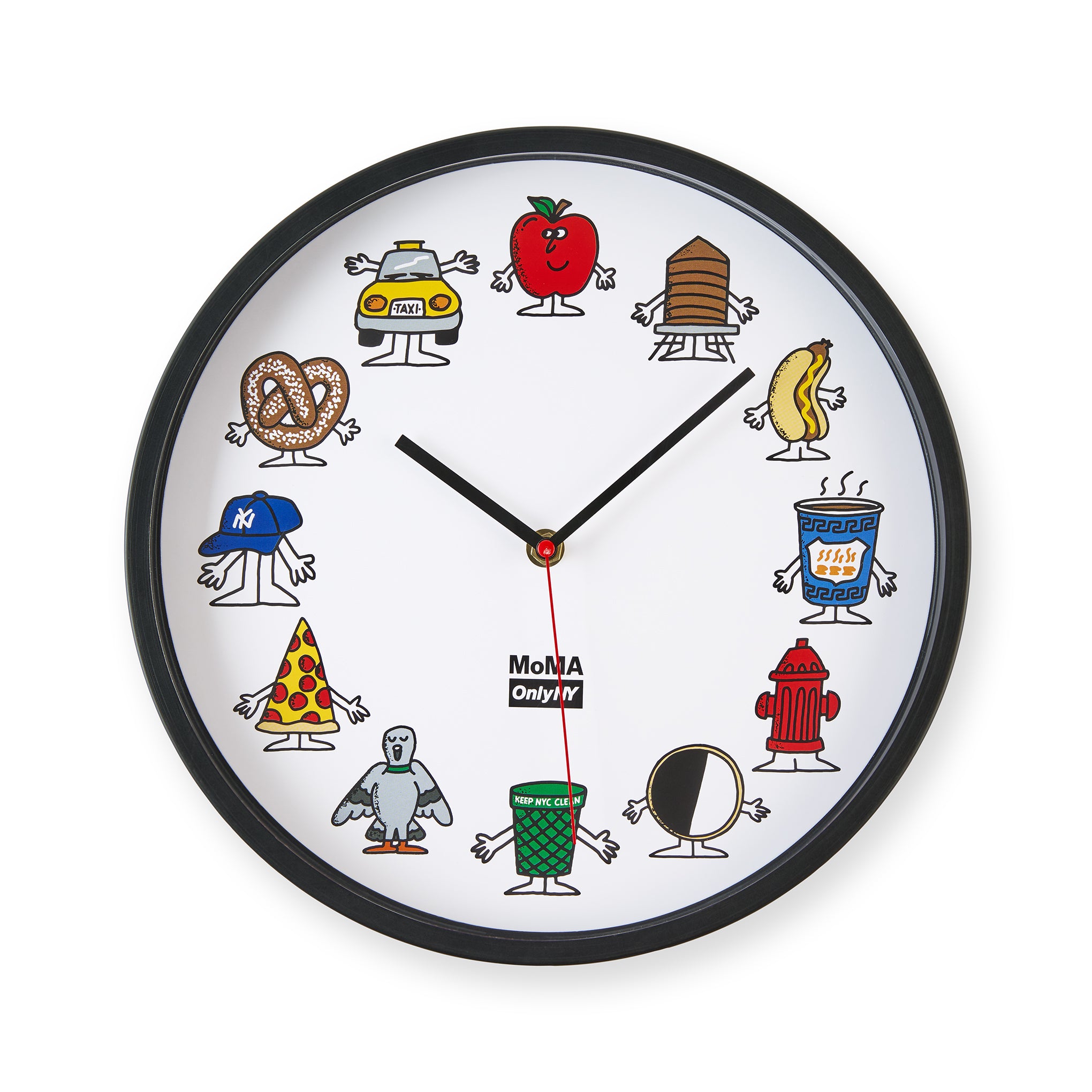 Only NY for MoMA Community of New York Wall Clock