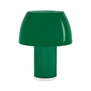 Lorosae Portable Glass Table Lamp - Green