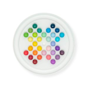 Gradient Wooden Solitaire Game