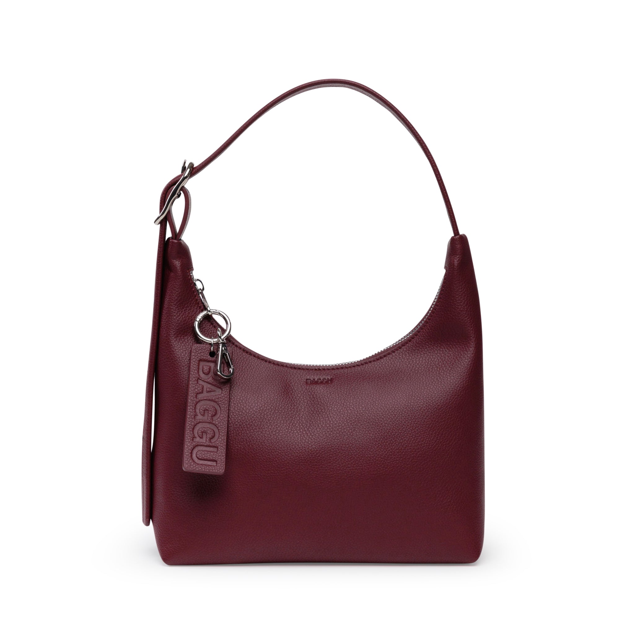 Baggu Recycled Leather Shoulder Bag - Mahogany