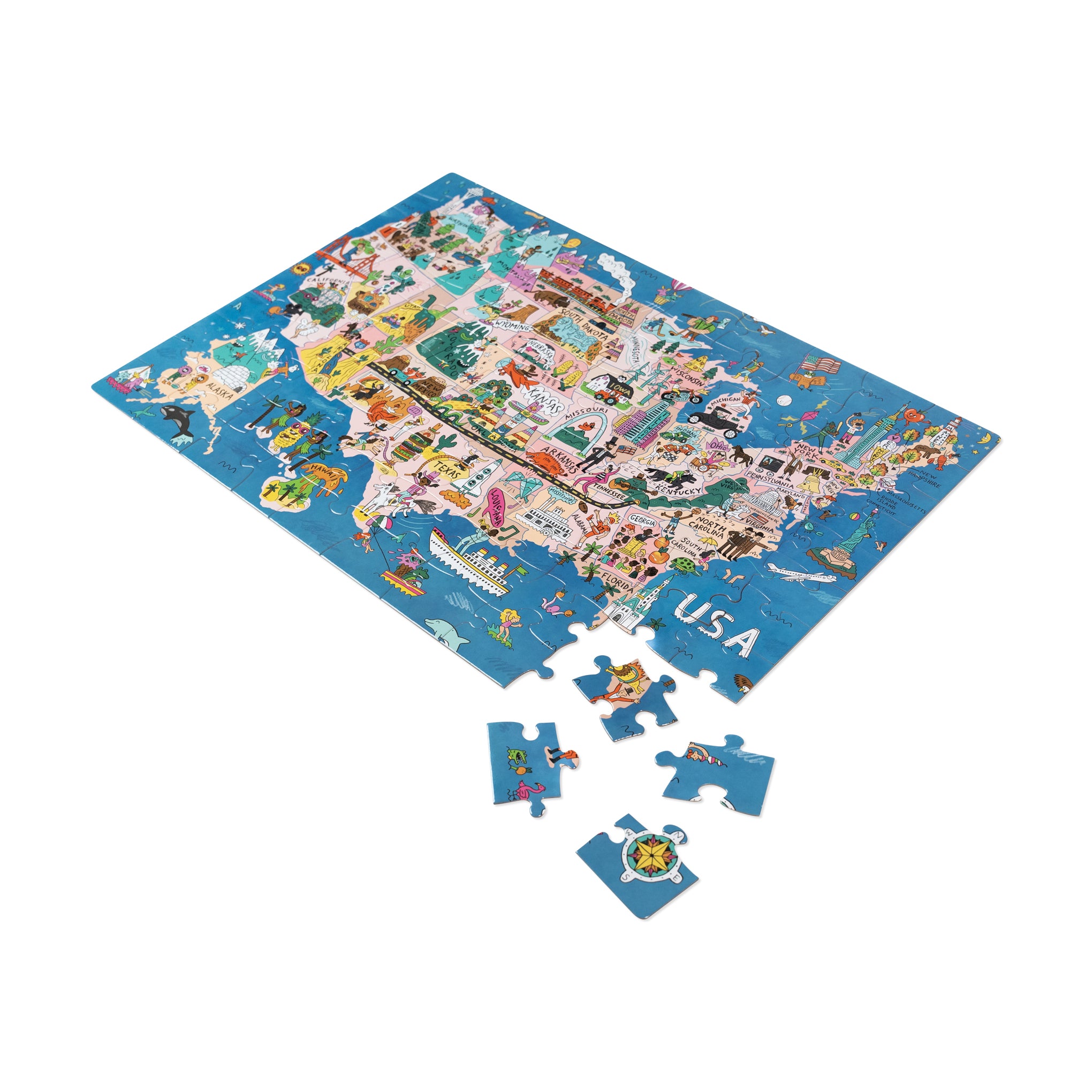See the USA! Jigsaw Puzzle - 100 pieces - Image 3