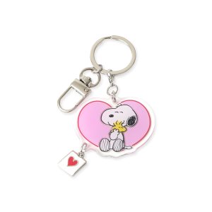 Snoopy Valentine Enamel Key Ring