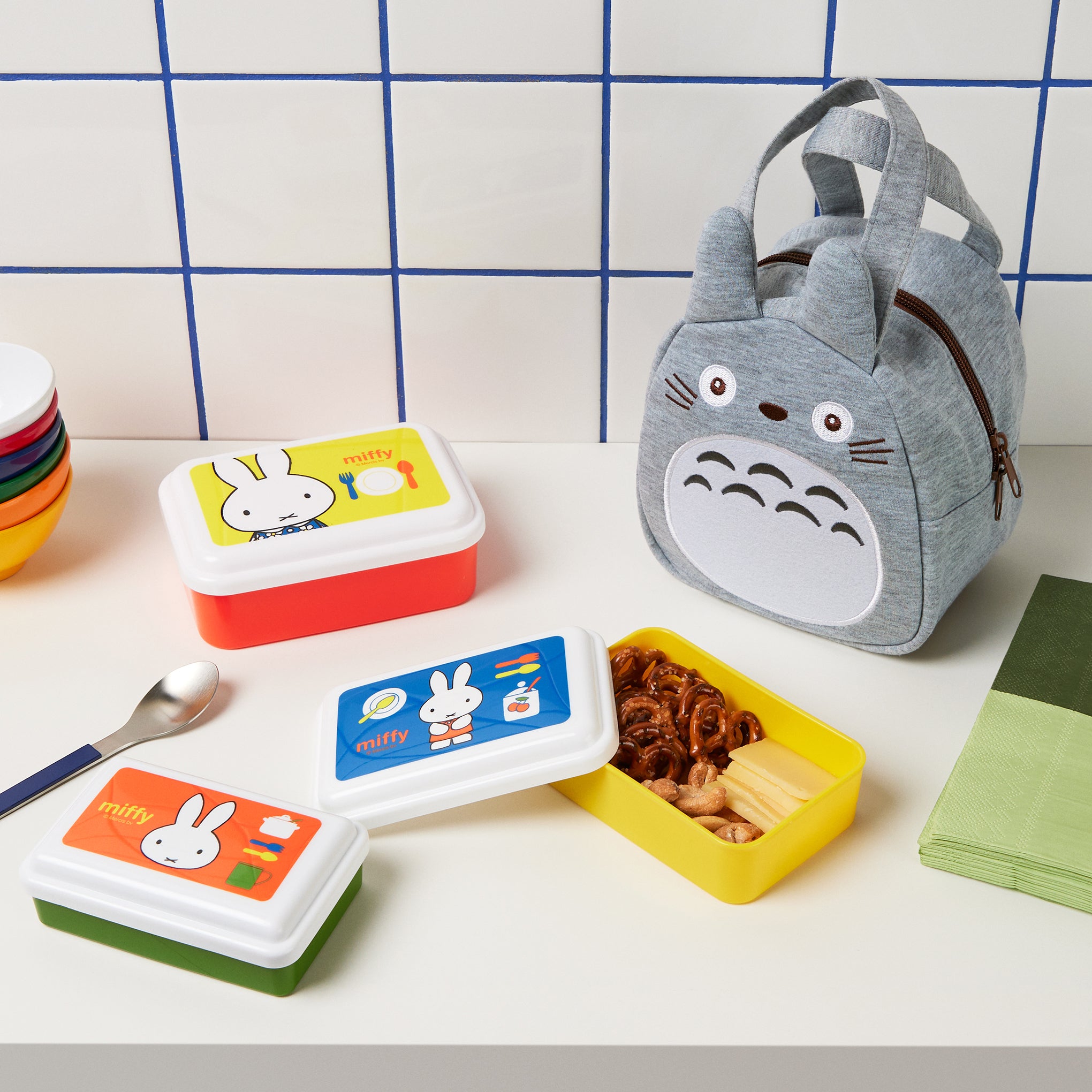 Studio Ghilbli Lunch Bag for Kids - Gray - Image 2