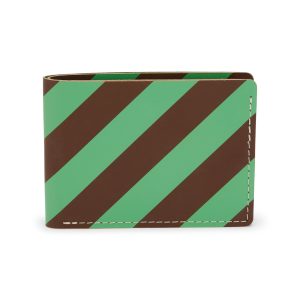 Dusen Dusen Recycled Leather Billfold Wallet - Stripe