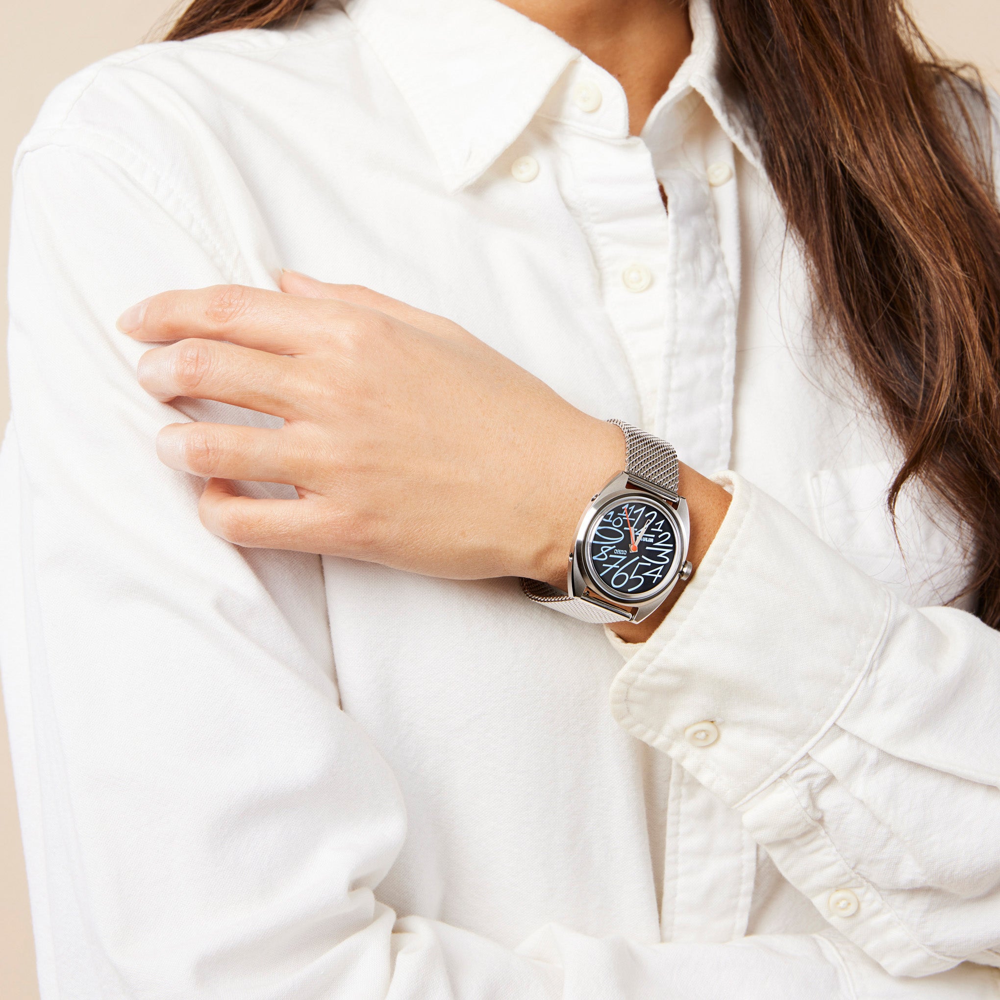 Paulin OH no Modul Quartz Watch - Black/ Silver - Image 2