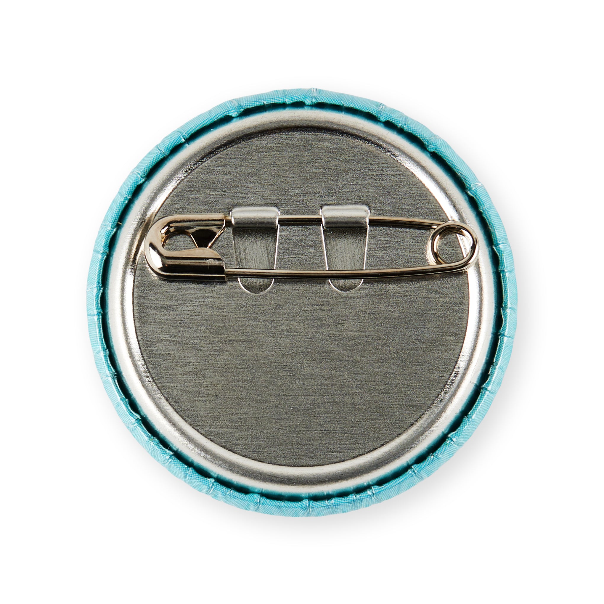 Yoshitomo Nara Metal Button Badge - Blue/ White Dots - Image 3