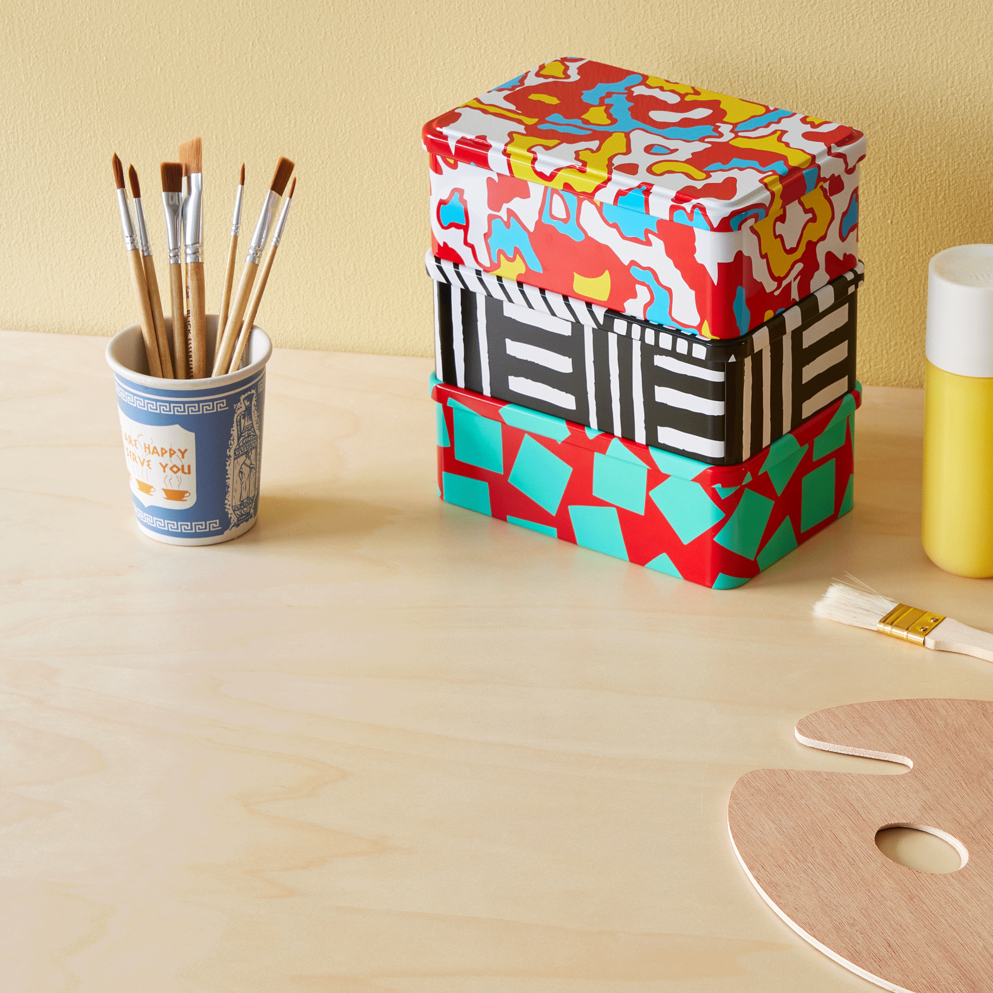 George Sowden Horizontal Tin - Black/ White - Image 2