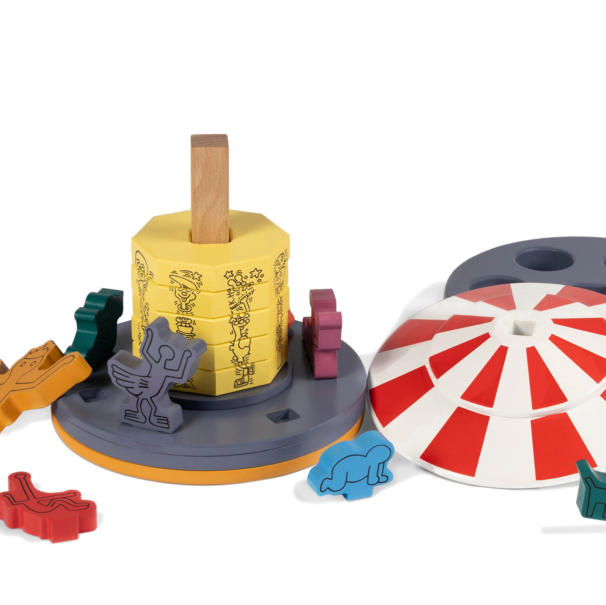 Luna Luna Keith Haring Carousel Toy - Image 4