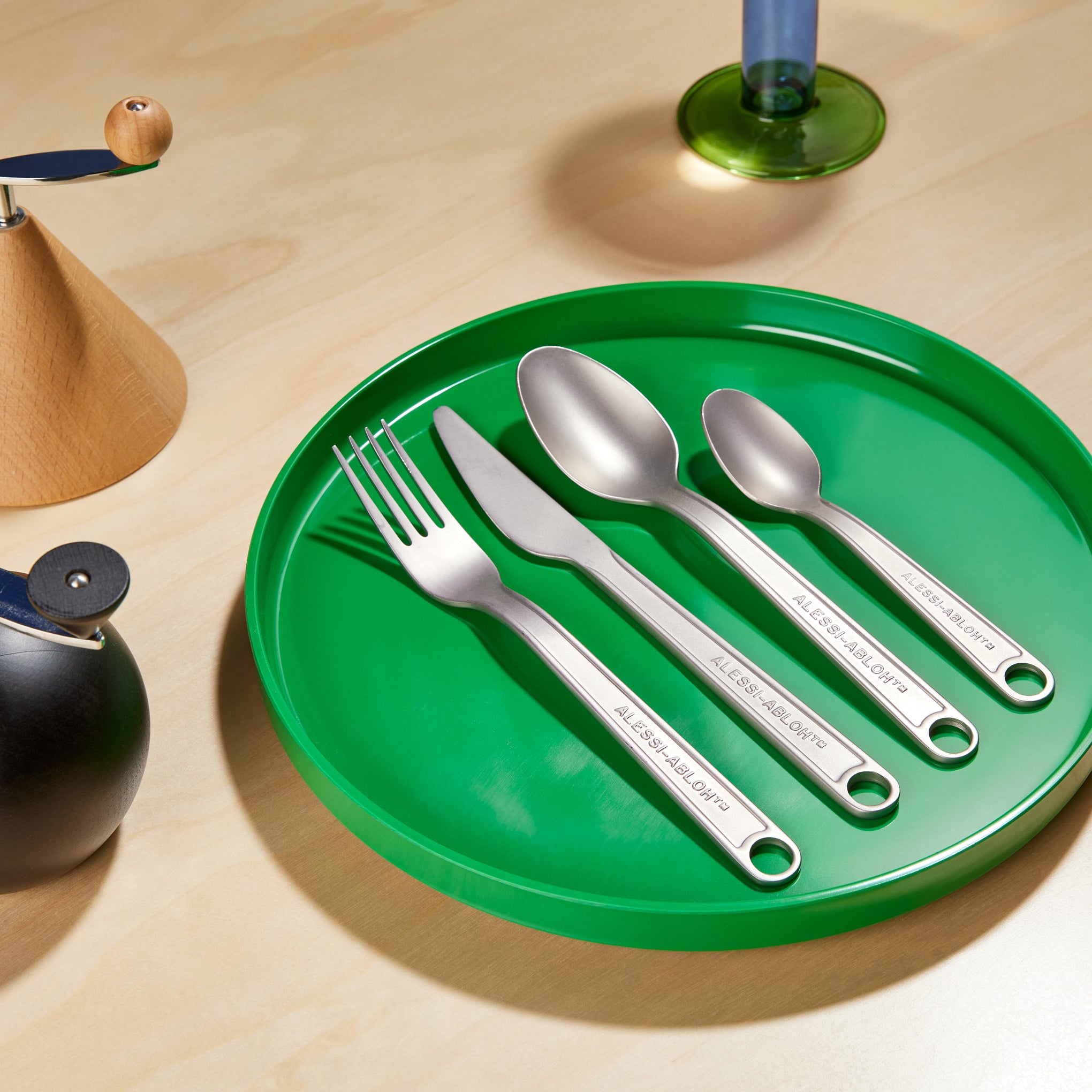 Virgil Abloh Conversational Objects Flatware from Alessi - Set of 4 - Image 4