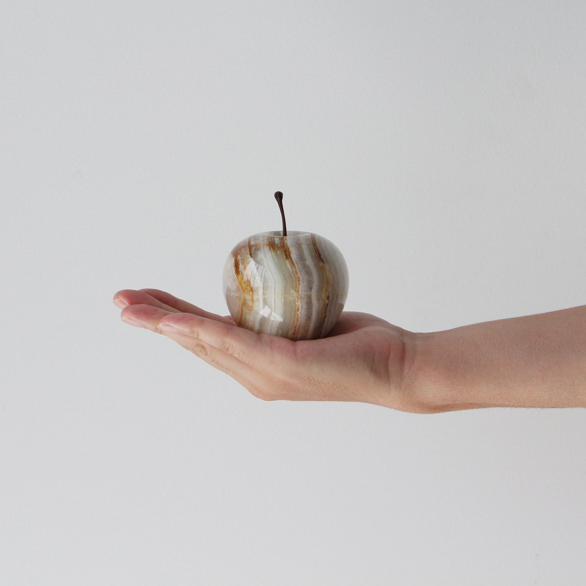Marble Apple Paperweight - Stripe - Image 3