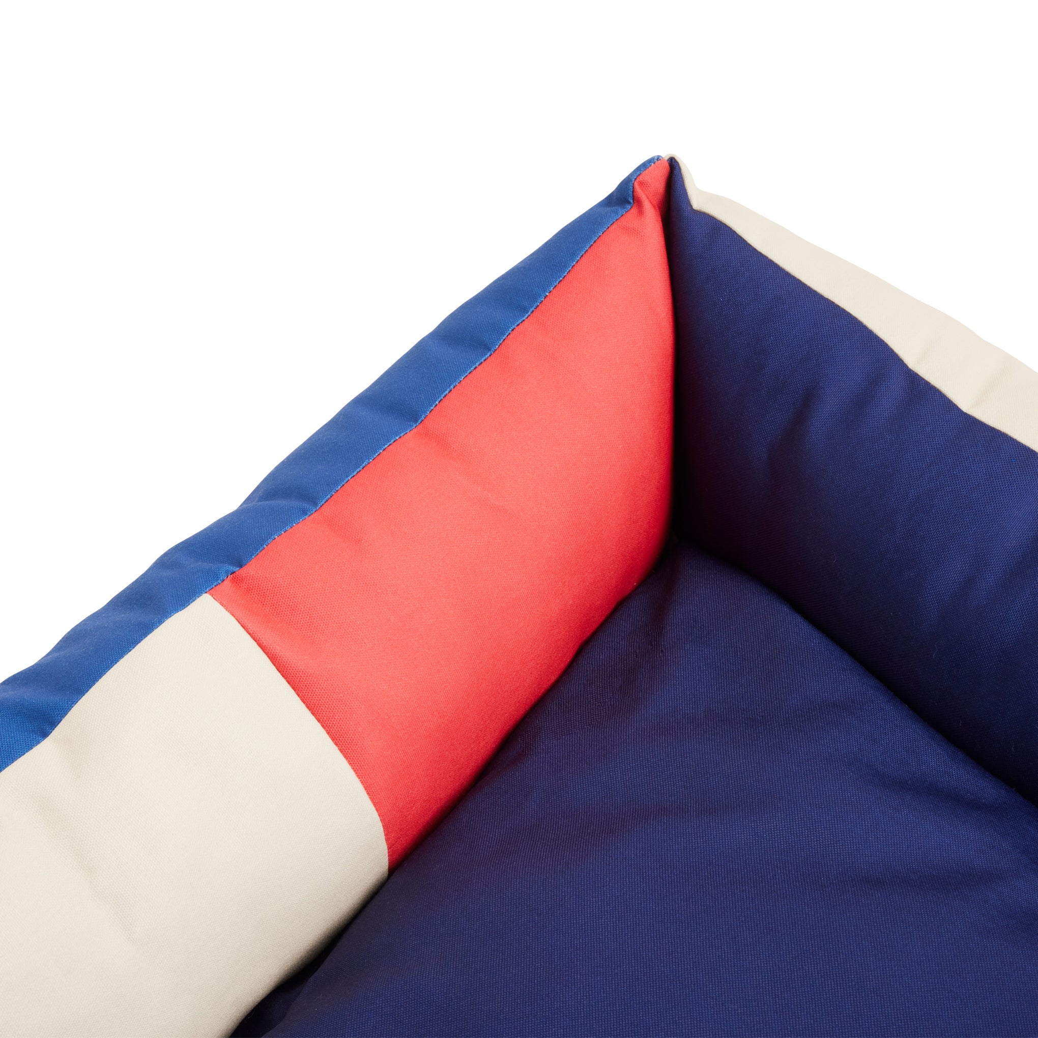 HAY Dog Bed in Recycled Polyester - Red/ Blue - Image 4