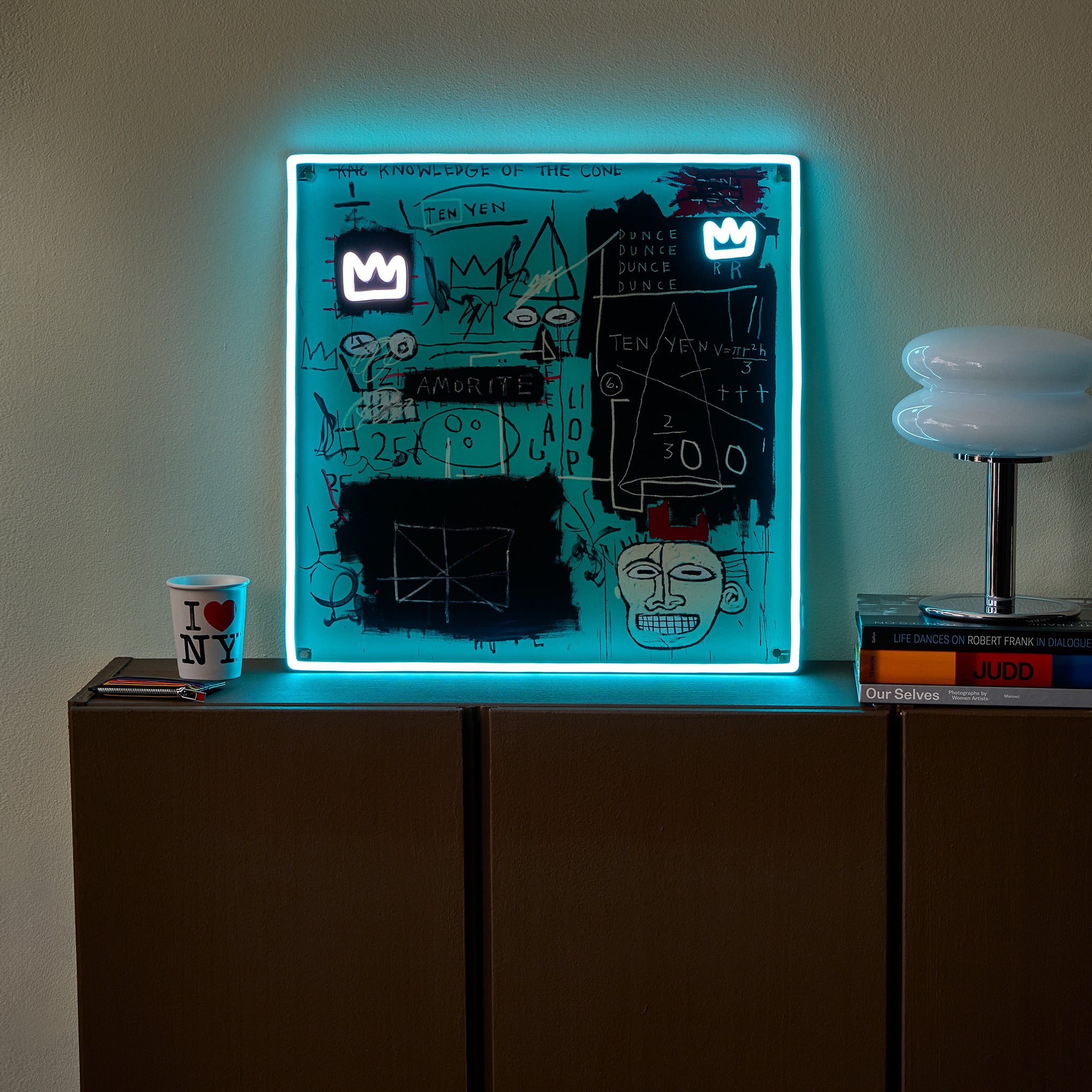 Yellowpop Jean-Michel Basquiat Equals Pi Neon Sign - Image 5