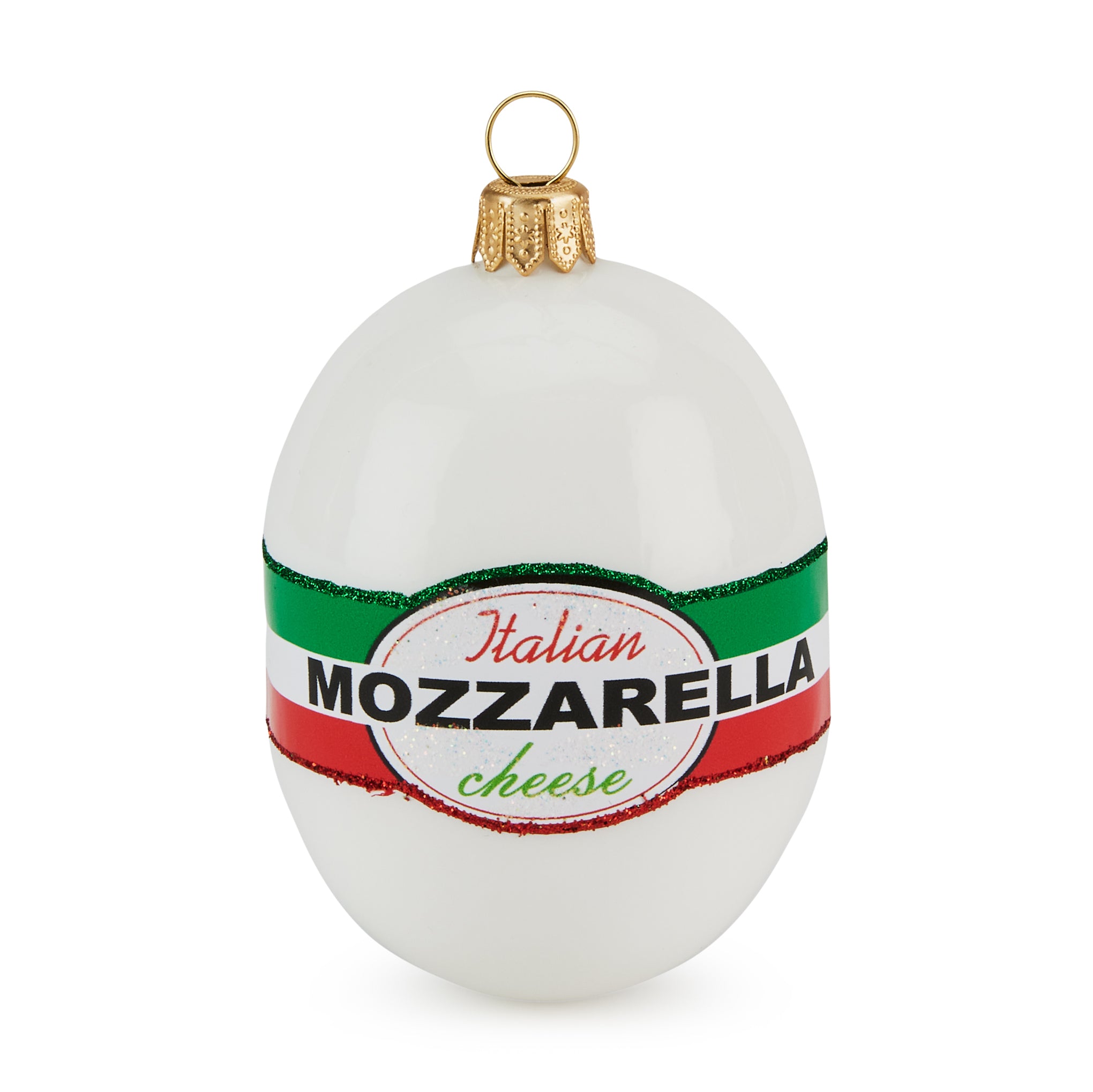 NYC Glass Holiday Ornament - Mozzarella