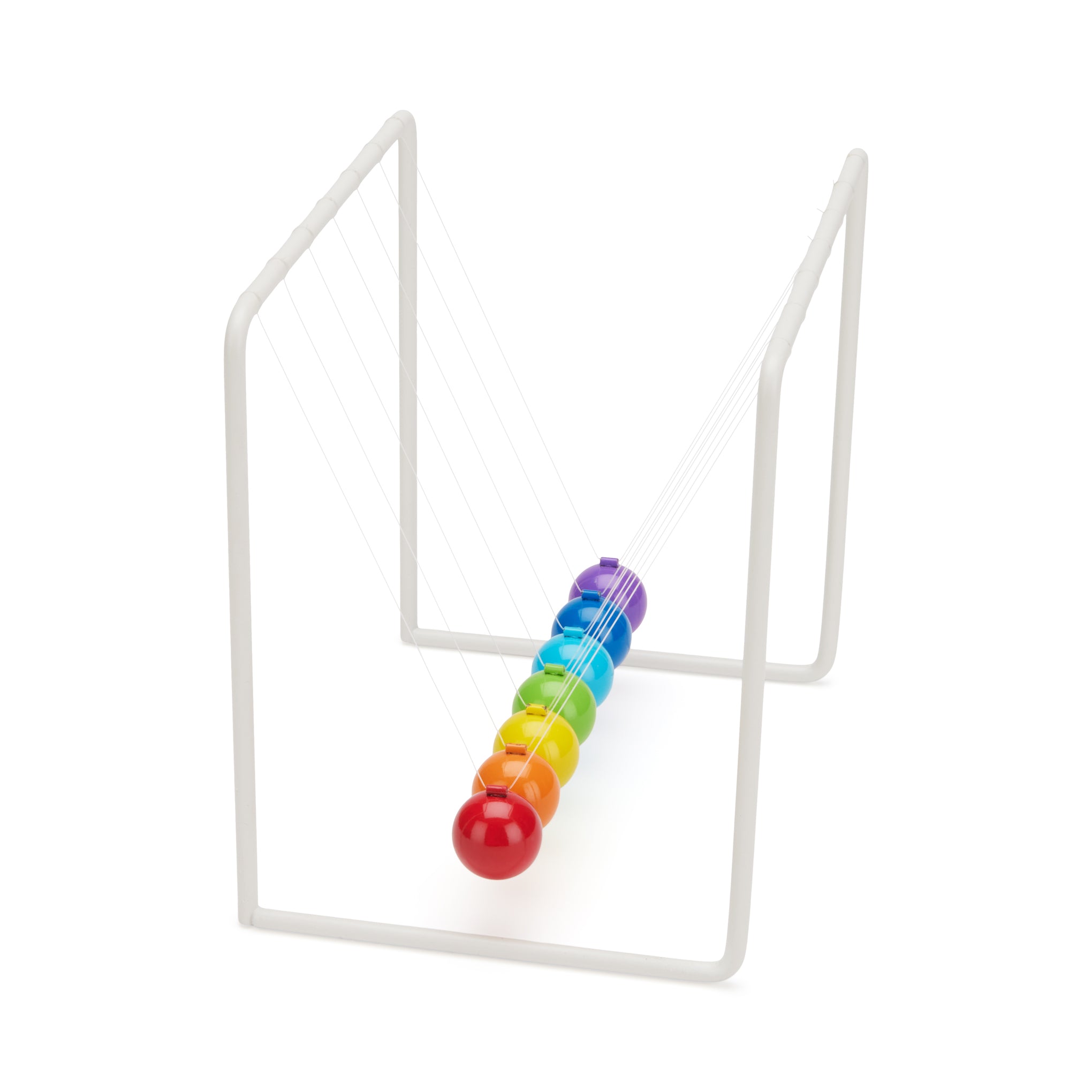 Colorful Newton's Cradle Desktop Toy - Image 5