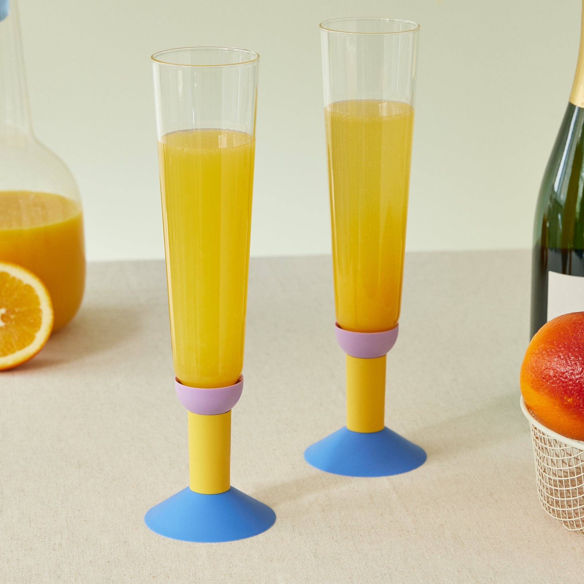 Bodum Oktett Champagne Glasses - Set of 2 - Multi - Image 3