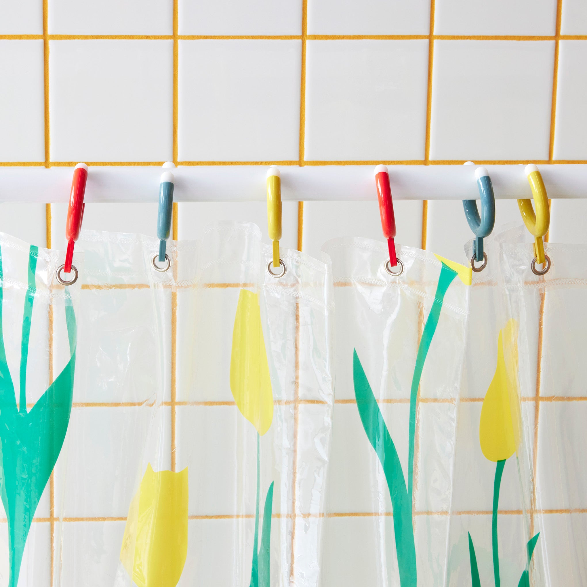 Hewi Shower Curtain Hooks - Set of 12 - Multi - Image 3