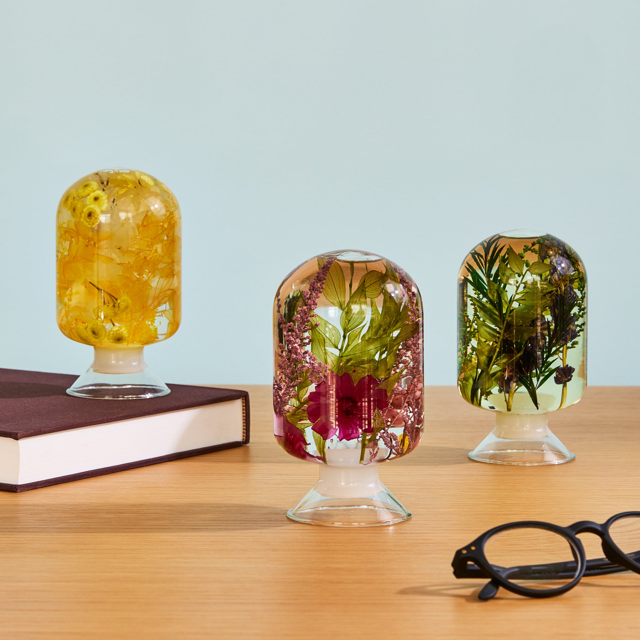 Pieces of Time Flower Objet d'Art - Yellow Immortelle - Image 2