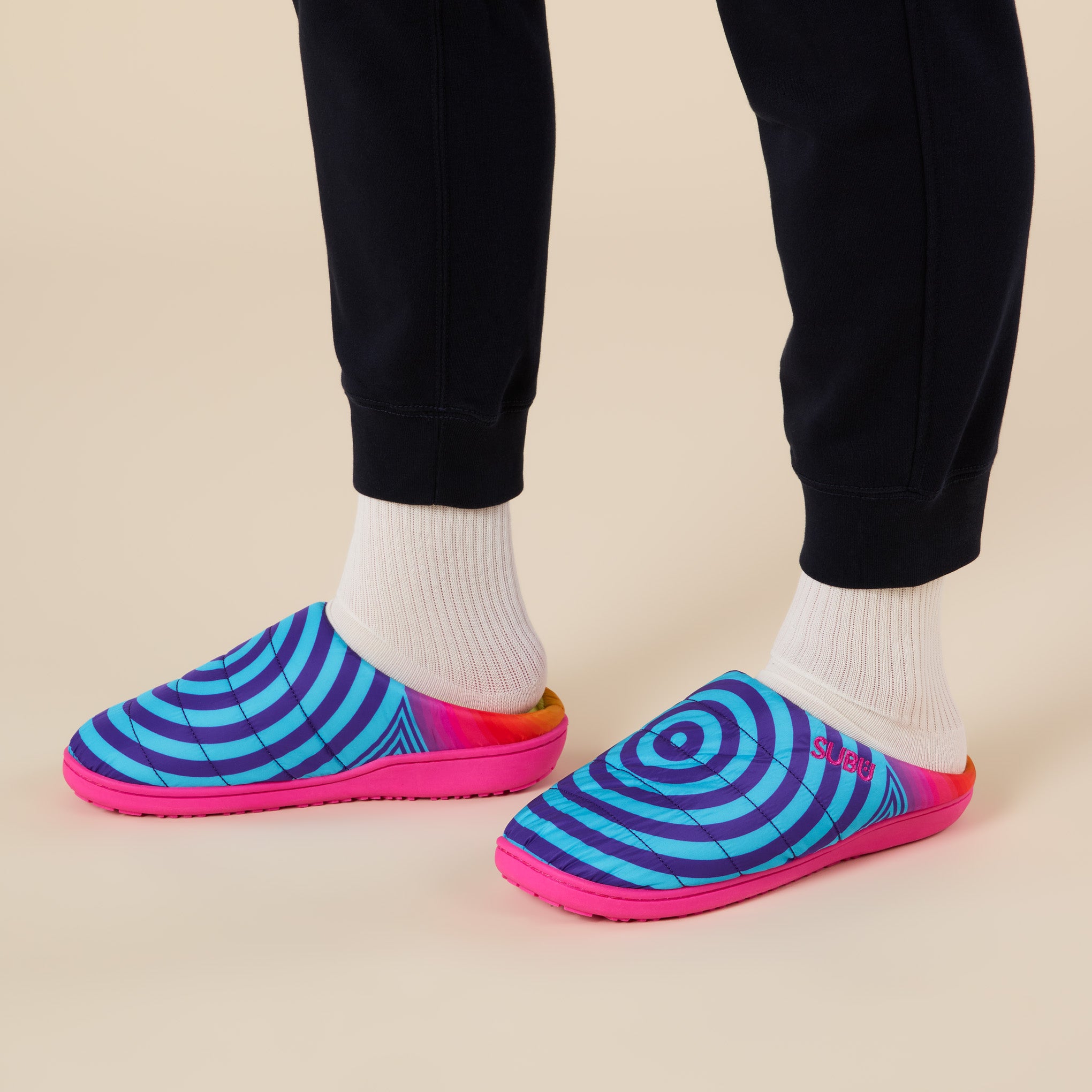 Jeffrey Gibson for MoMA Subu Slippers - Aura Spiral - Image 2