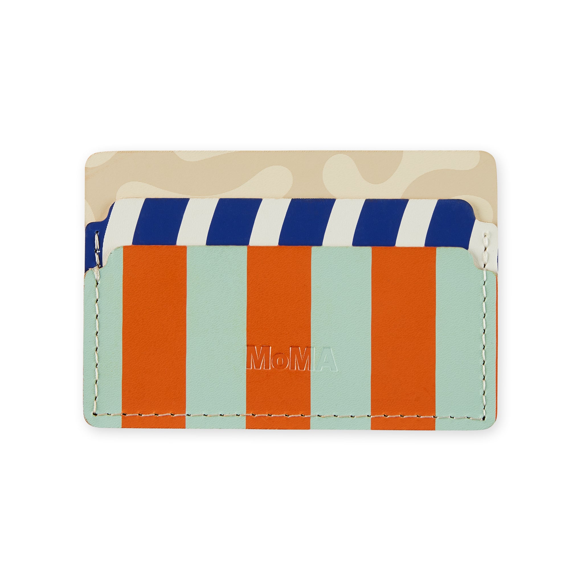 Dusen Dusen Recycled Leather Card Holder - Sand