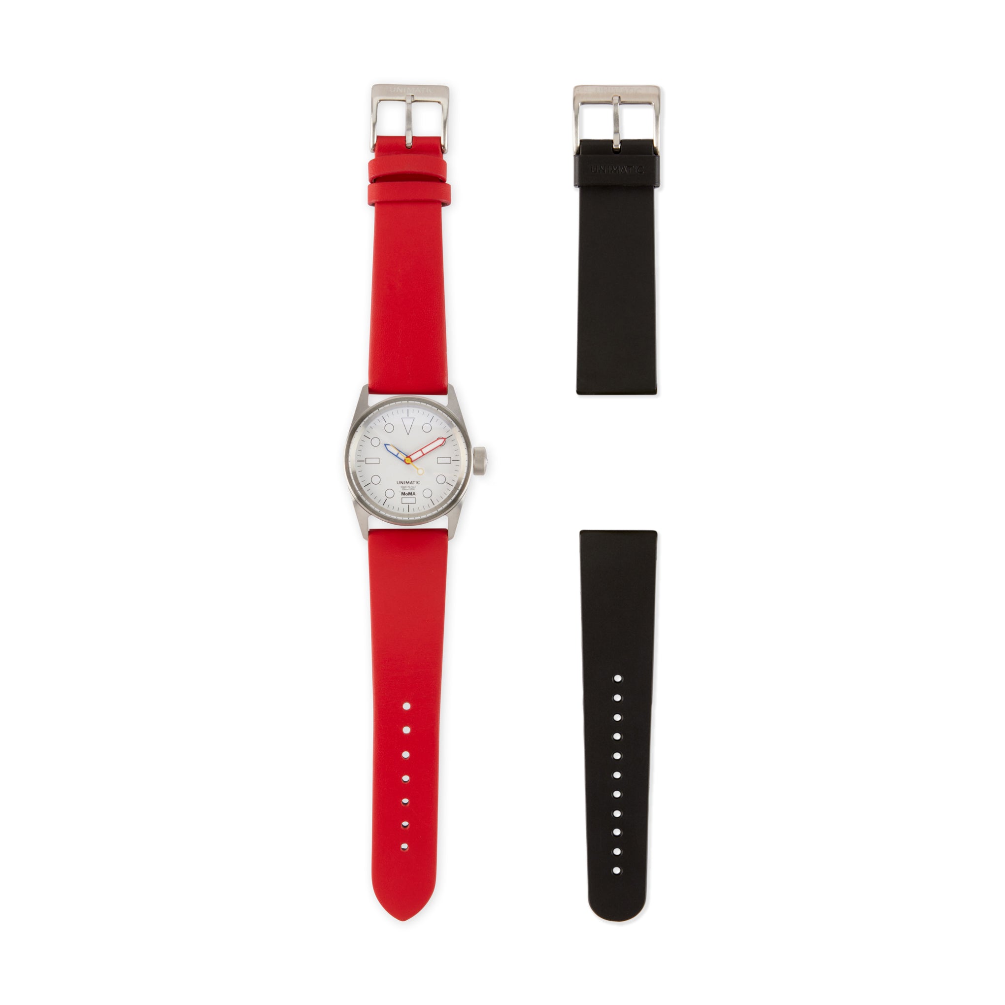 MoMA Unimatic De Stijl Modello Cinque Watch - Red - Image 3