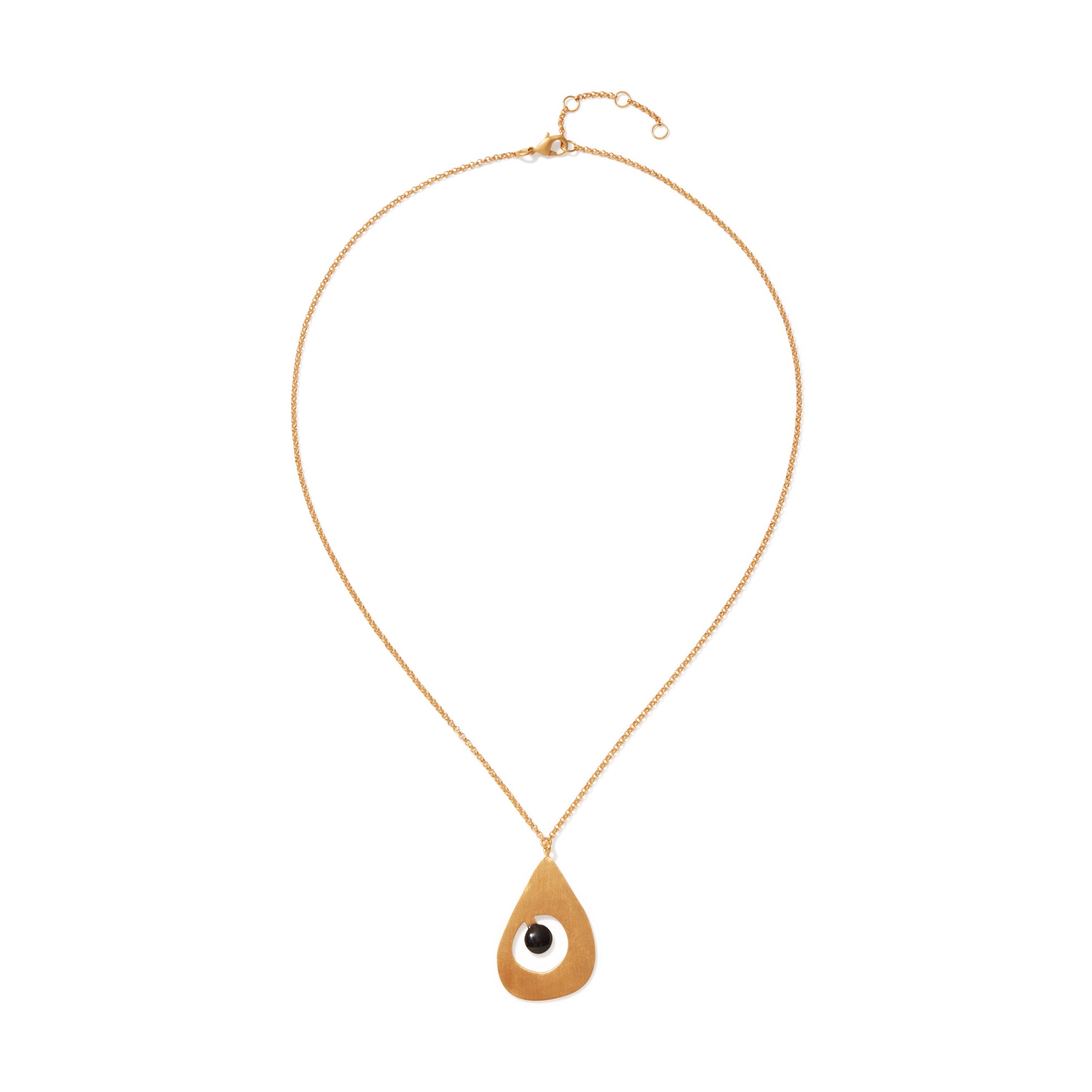 Joan Miró Gold-Plated Teardrop Necklace