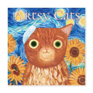 2026 Artsy Cat Wall Calendar