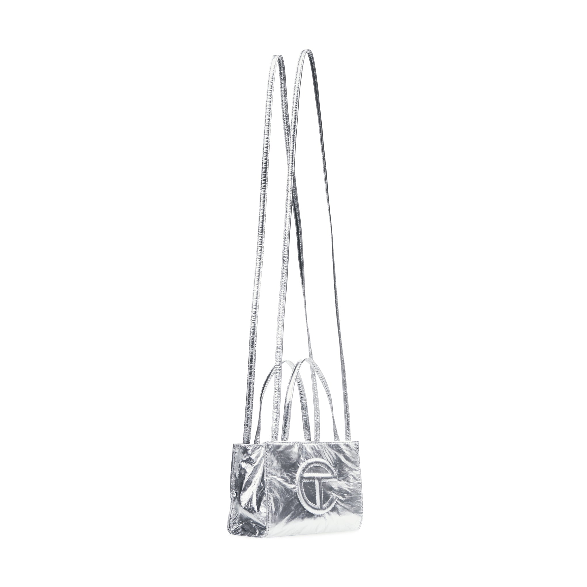 Telfar Tyvek Shopping Bag - Silver - Image 7