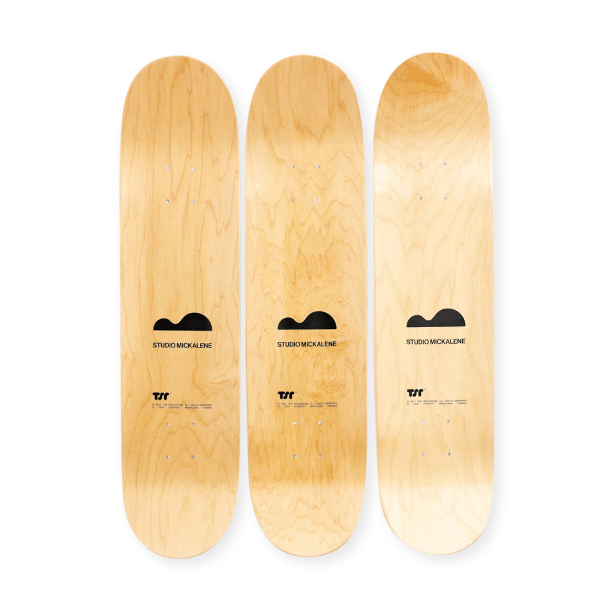 Mickalene Thomas Din Avec La Main Skateboard Triptych - Image 3